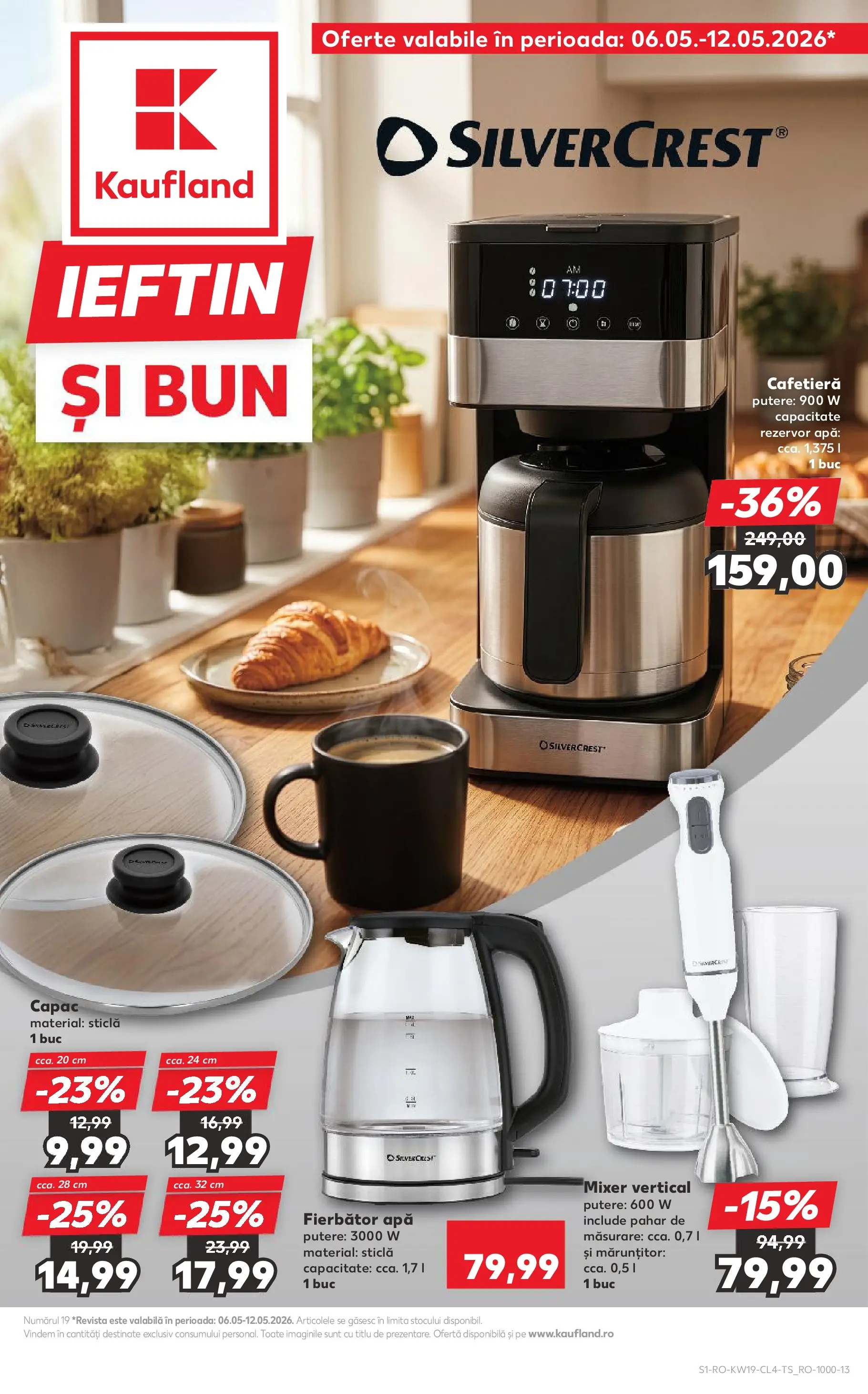 Catalog Kaufland 6 - 11 Mai 2026 | Pagina 1 | Produse: Blender, Cafetieră, Mixer, Apă