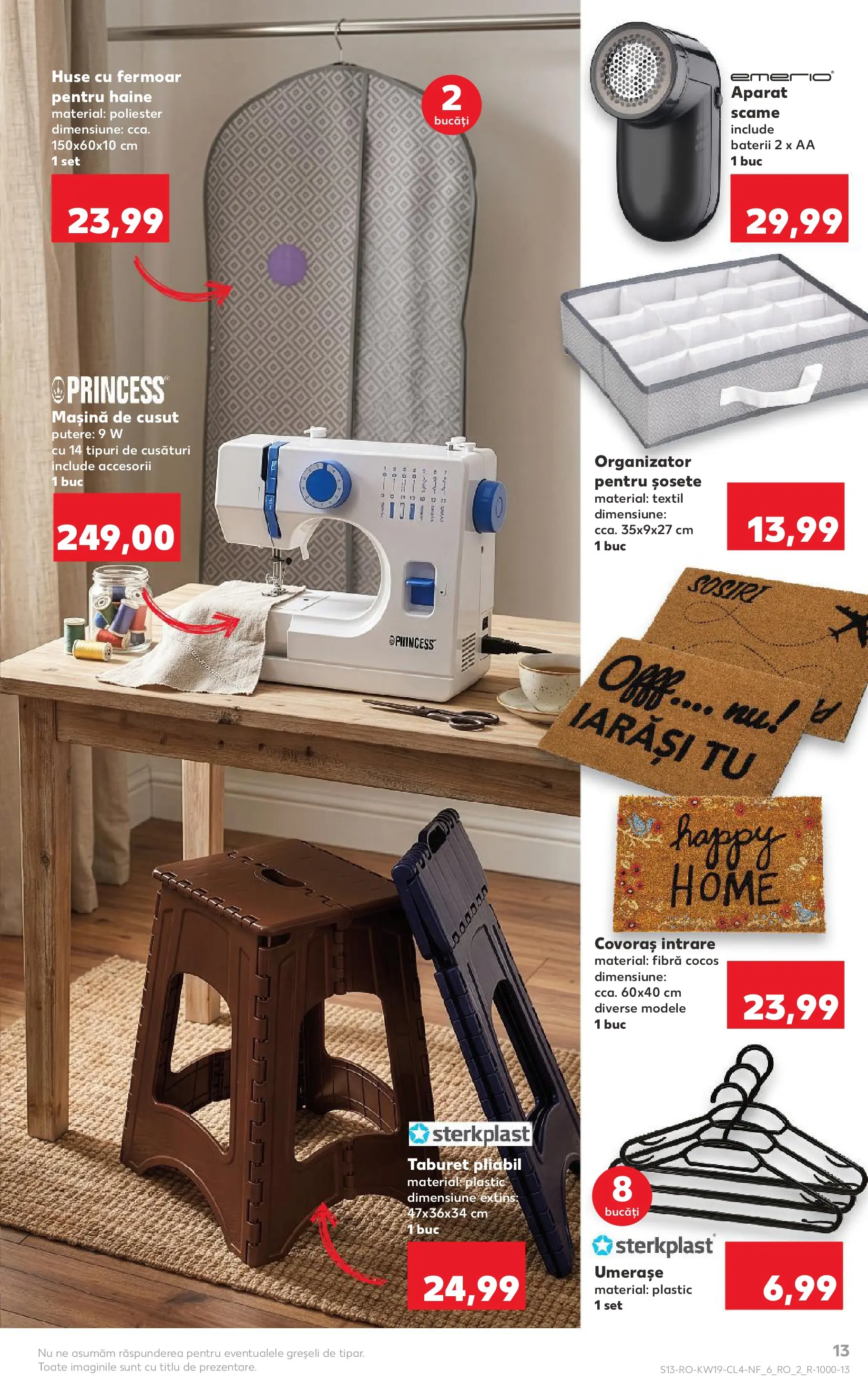 Catalog Kaufland 6 - 11 Mai 2026 | Pagina 13 | Produse: Taburet, Haine, Șosete, Bisiklet Aparatları