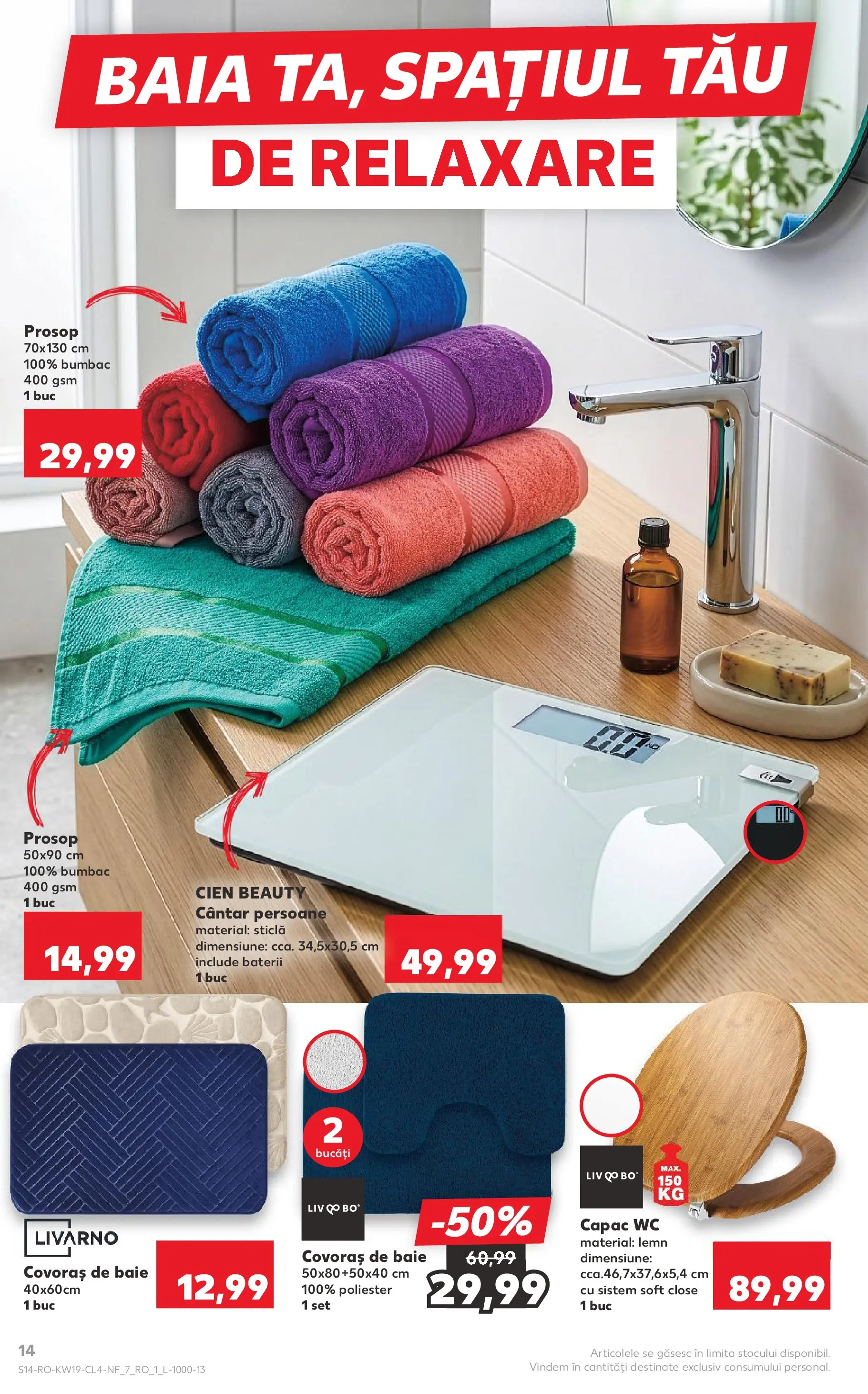 Catalog Kaufland 6 - 11 Mai 2026 | Pagina 14 | Produse: Cântar, Baterii, Covoraș de baie