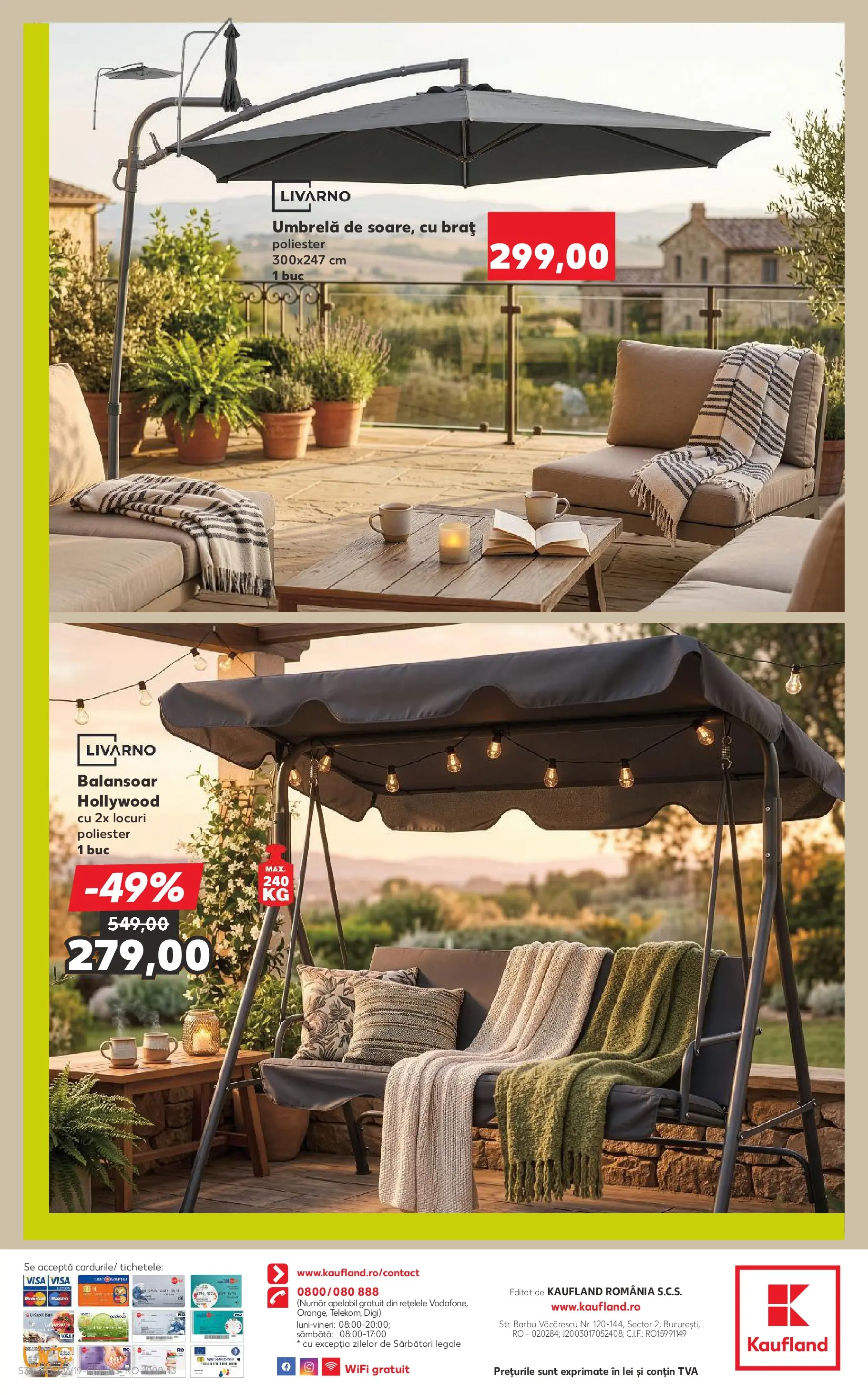 Catalog Kaufland 6 - 11 Mai 2026 | Pagina 30 | Produse: Umbrelă, Balansoar