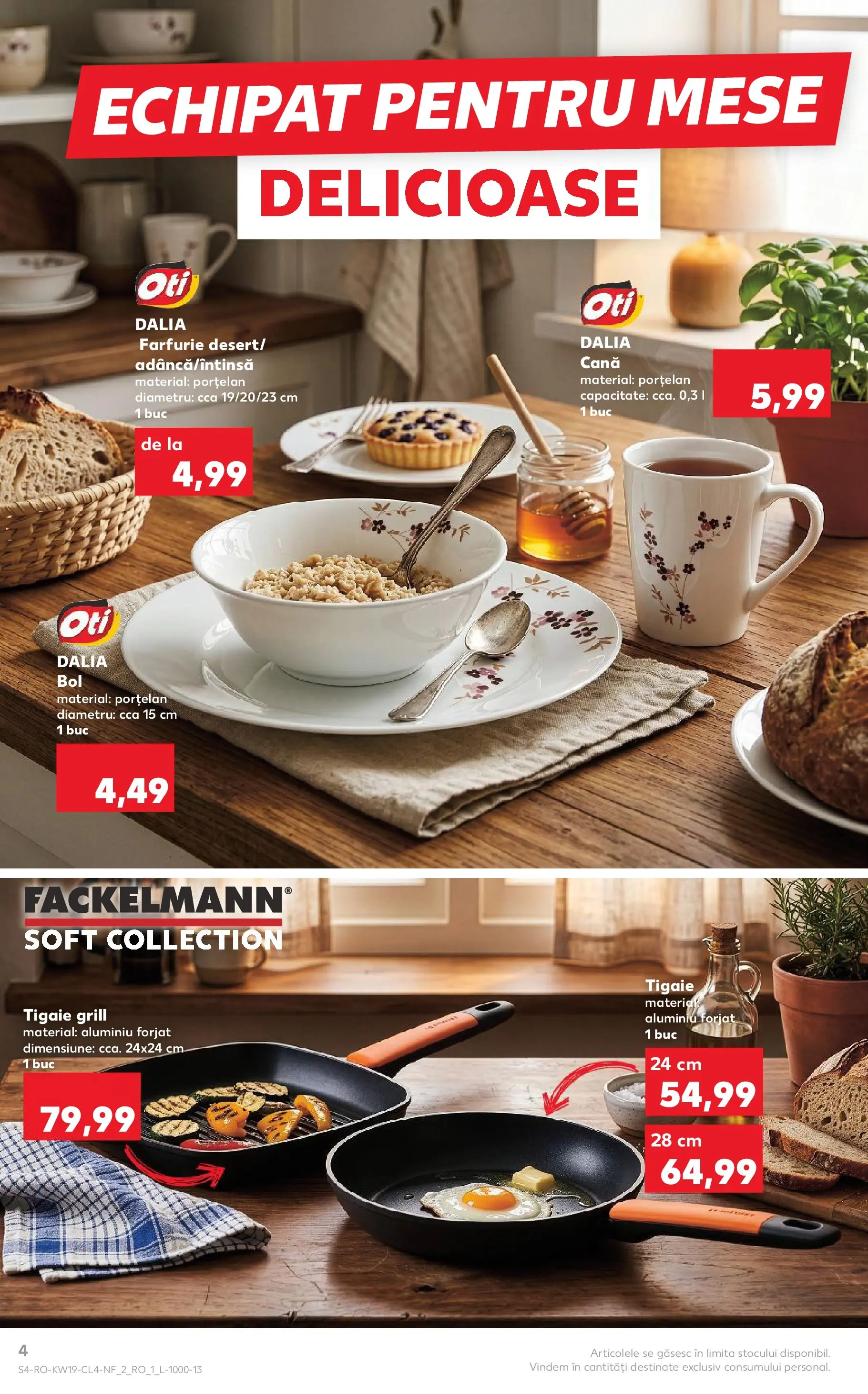 Catalog Kaufland 6 - 11 Mai 2026 | Pagina 4 | Produse: Tigaie, Grill, Bol, Farfurie