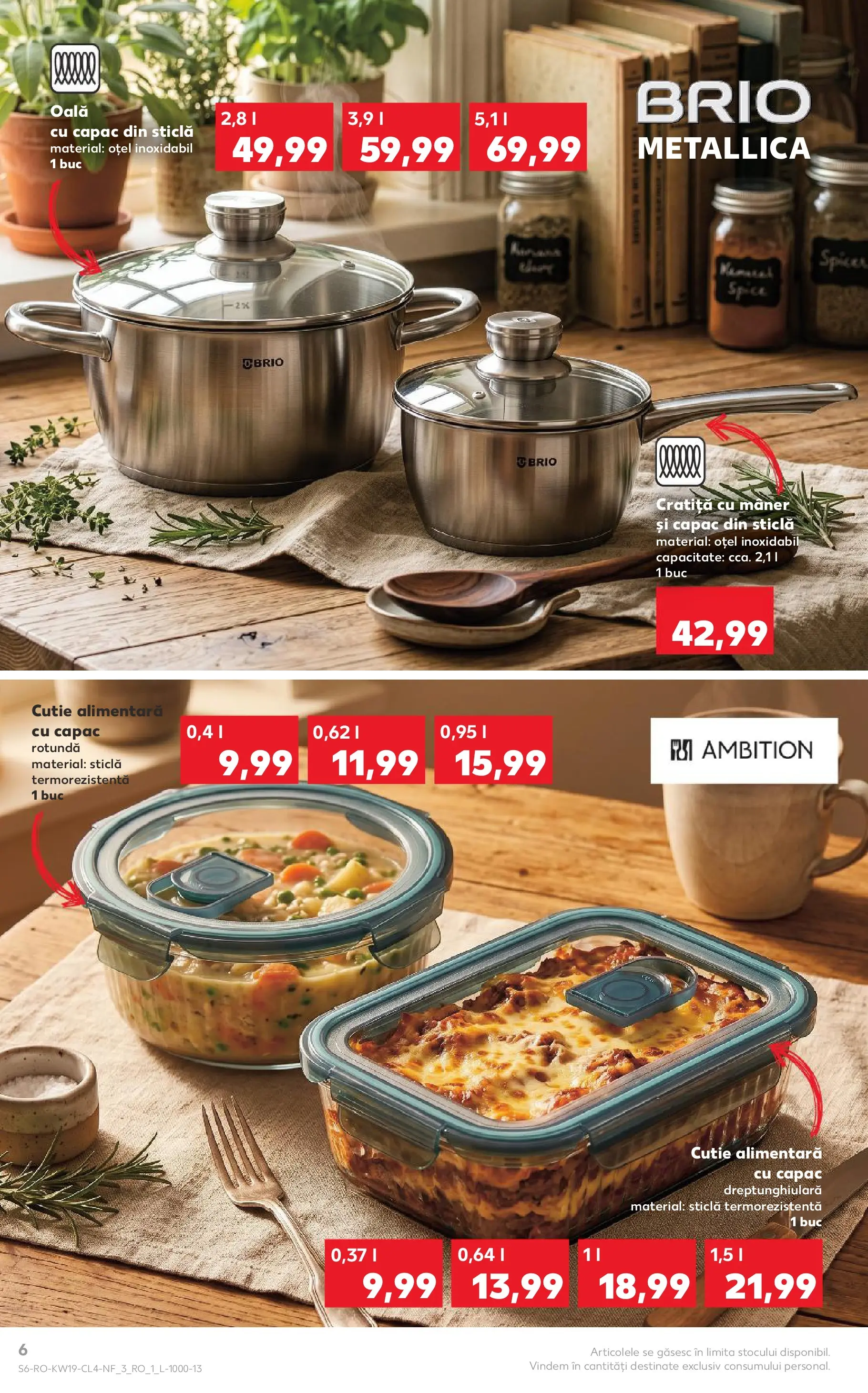 Catalog Kaufland 6 - 11 Mai 2026 | Pagina 6 | Produse: Cratiță, Oală, Mâner, Cutie