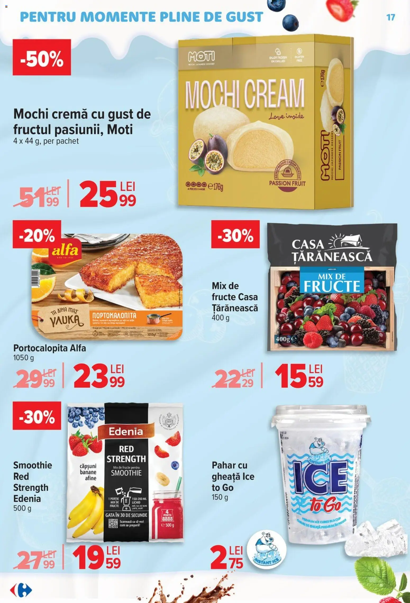Catalog Carrefour 6 - 18 Mai 2026 | Pagina 17 | Produse: Afine, Cremă, Banane, Căpșuni
