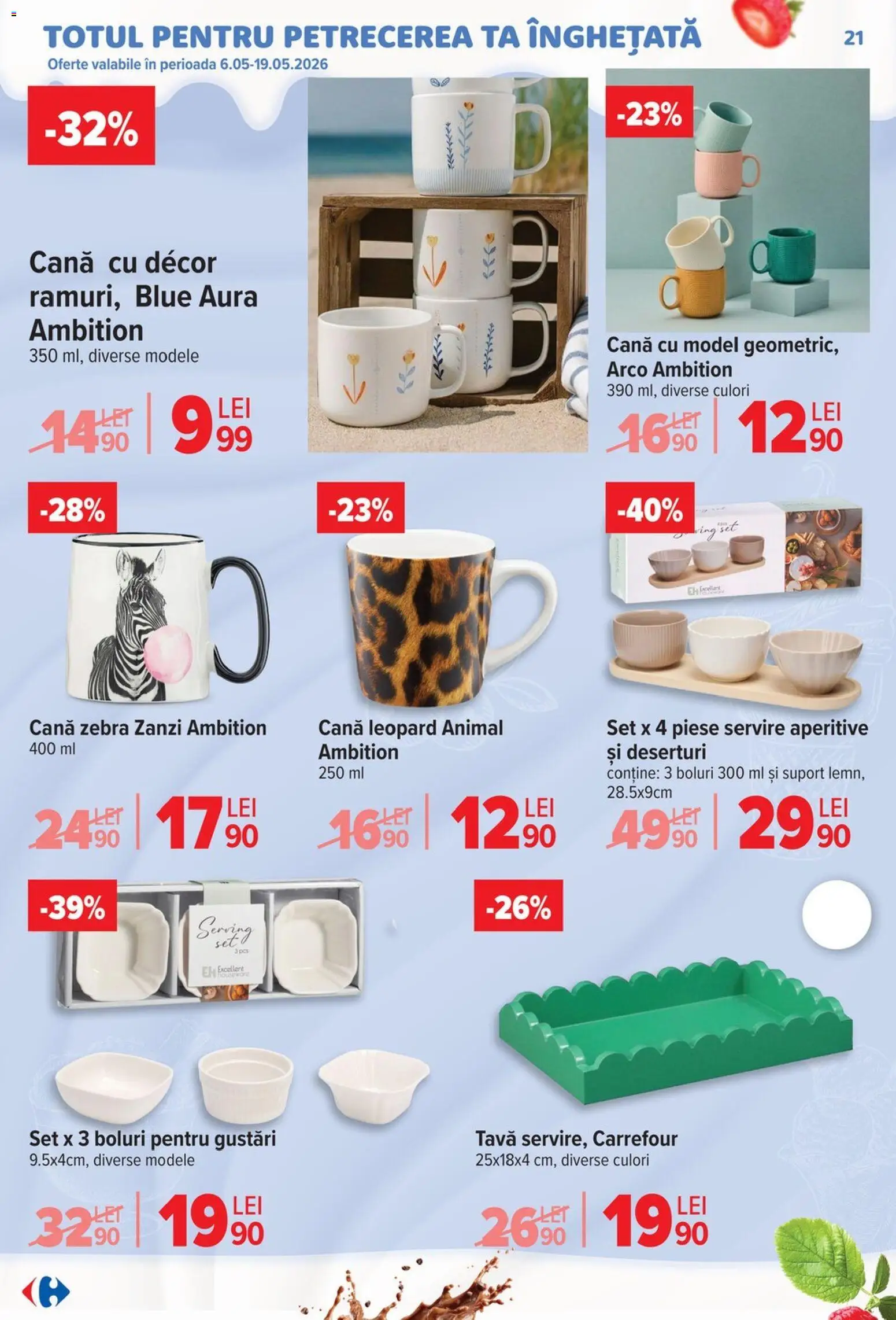 Catalog Carrefour 6 - 18 Mai 2026 | Pagina 21 | Produse: Înghețată