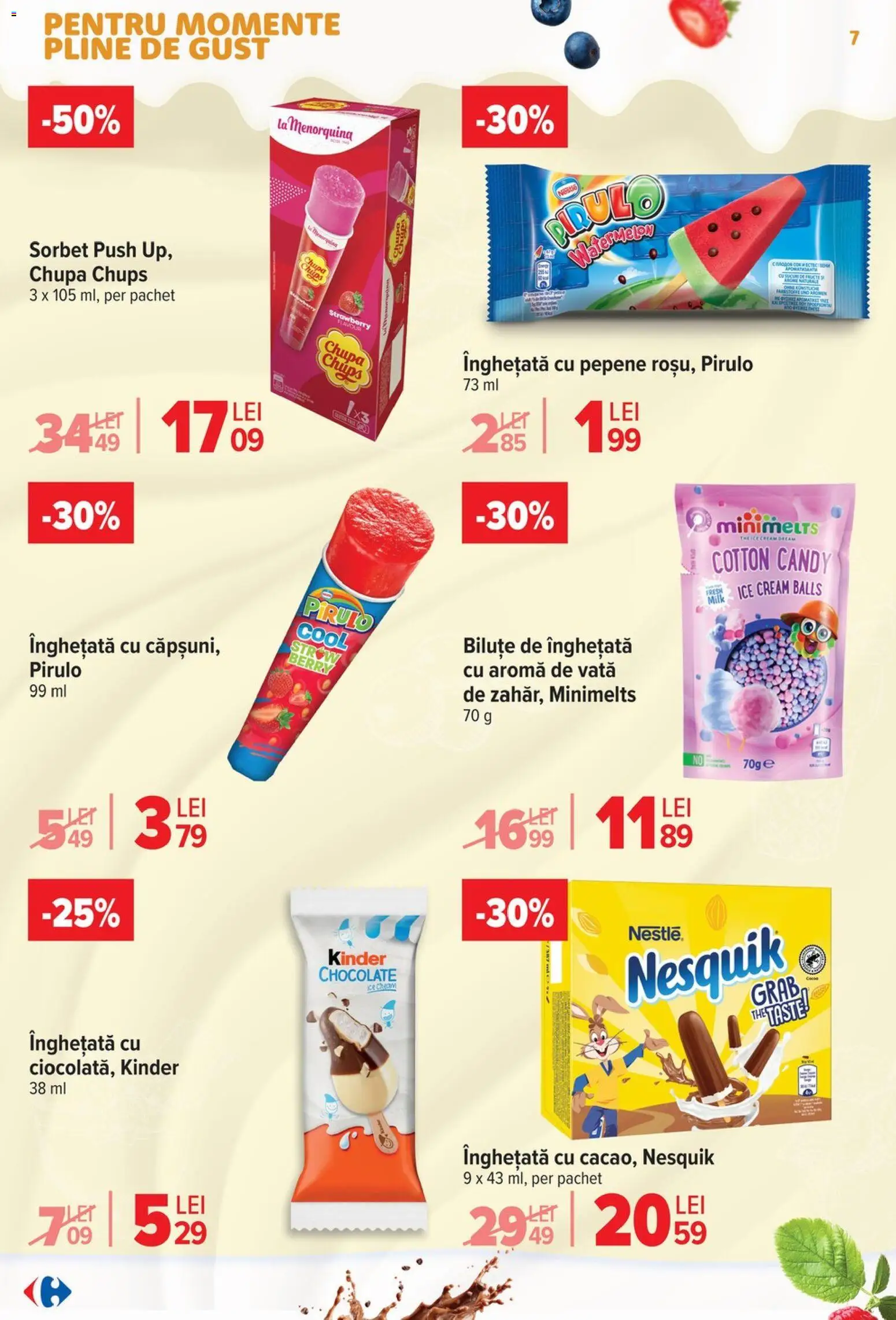 Catalog Carrefour 6 - 18 Mai 2026 | Pagina 7 | Produse: Înghețată