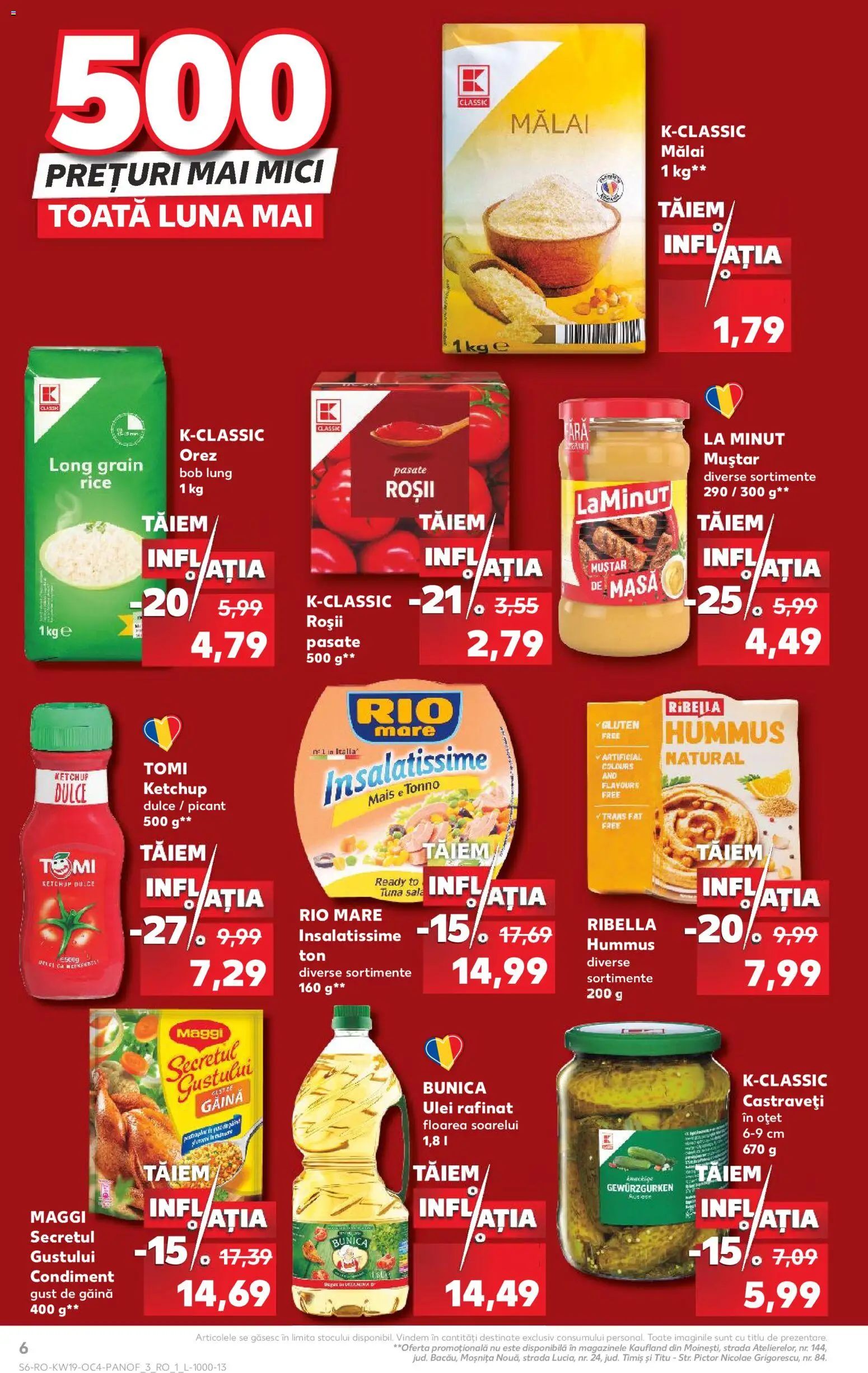 Catalog Kaufland 6 Mai - 8 Iunie 2026 | Pagina 6 | Produse: Ulei, Oțet, Orez, Bant