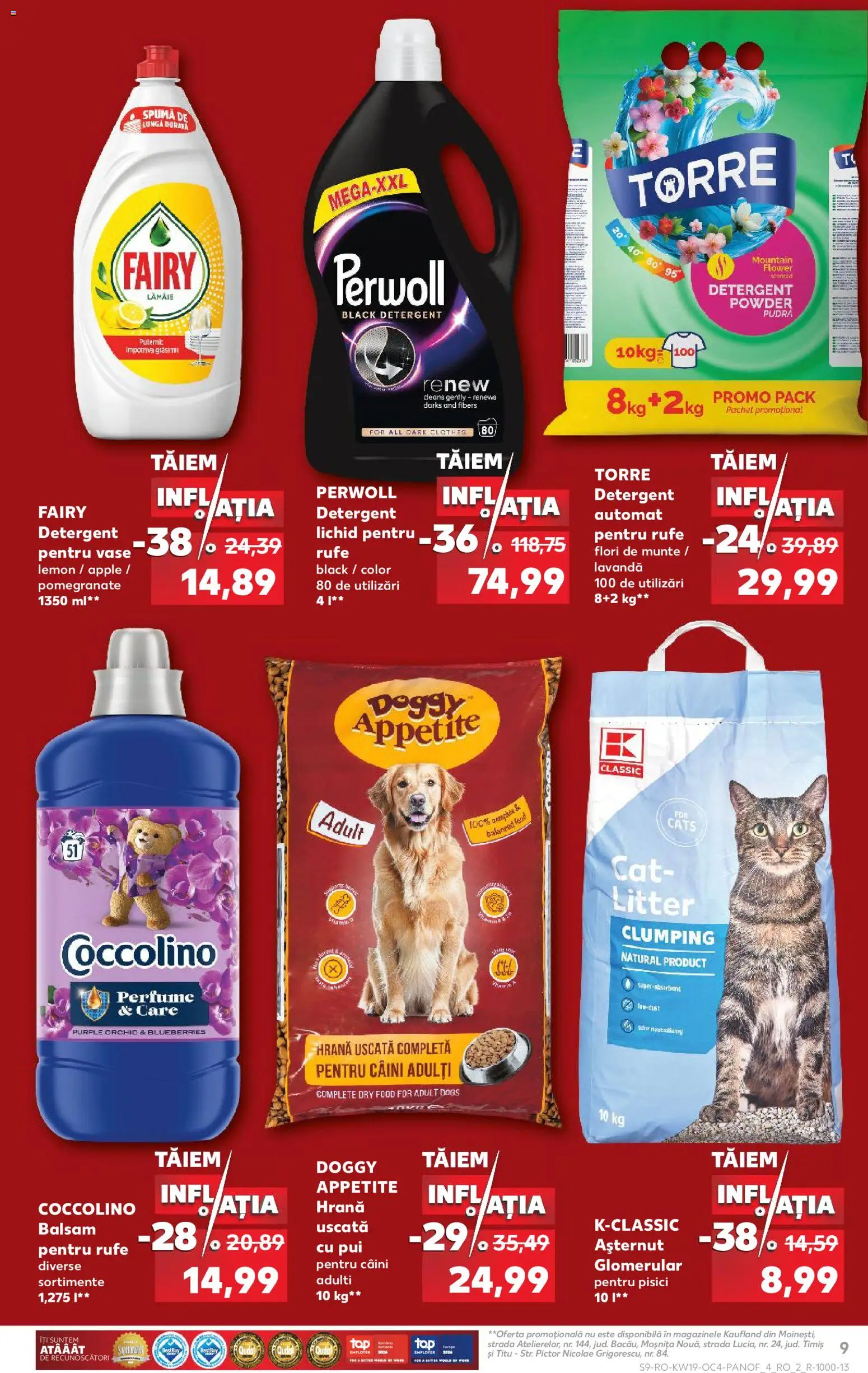 Catalog Kaufland 6 Mai - 8 Iunie 2026 | Pagina 9 | Produse: Hacıyatmaz Kedi Oyuncağı, Pudră, Apple, Lămâie