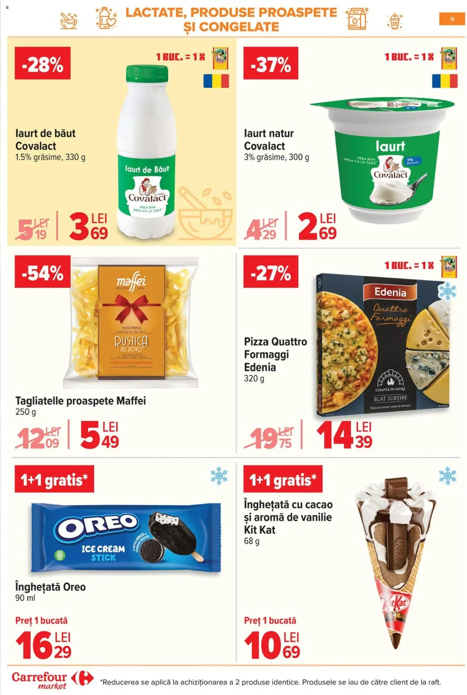 Catalog Carrefour 6 - 18 Mai 2026 | Pagina 12 | Produse: Pizza, Cacao, Înghețată