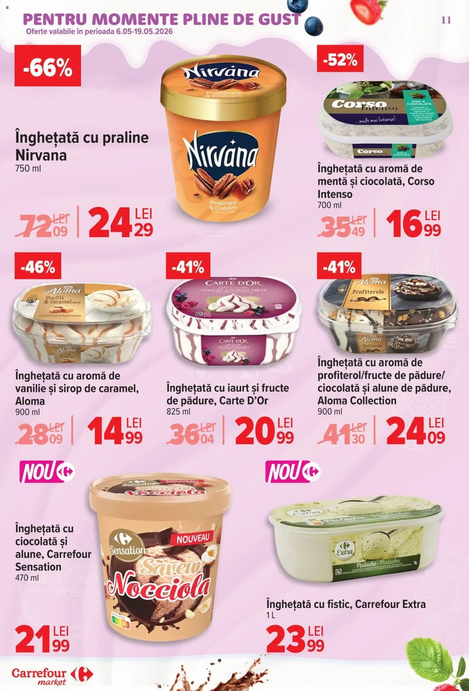 Catalog Carrefour 6 - 18 Mai 2026 | Pagina 14 | Produse: Alune, Ciocolată, Sirop, Fructe