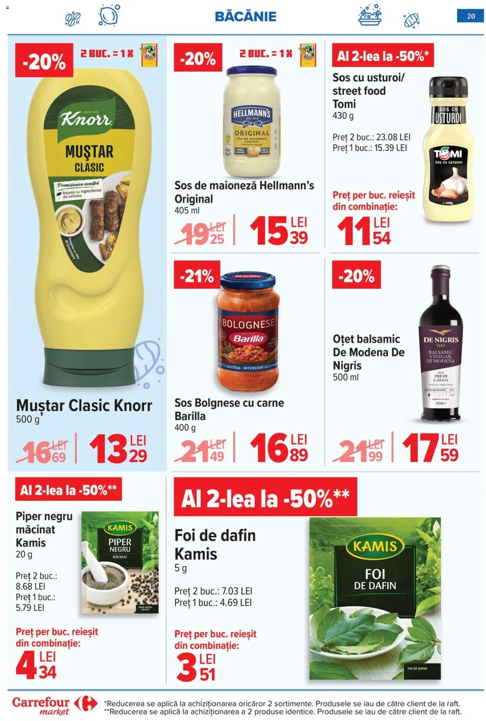 Catalog Carrefour 6 - 18 Mai 2026 | Pagina 23 | Produse: Maioneză, Sos, Piper, Usturoi