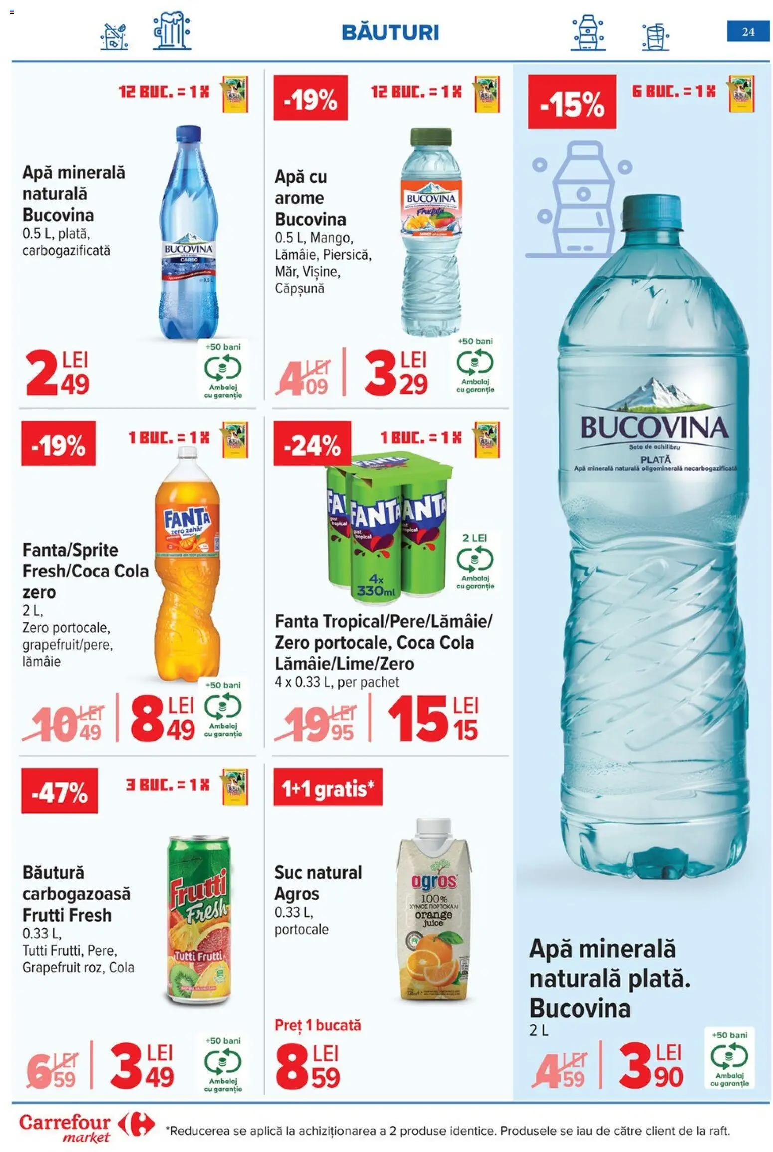 Catalog Carrefour 6 - 18 Mai 2026 | Pagina 27 | Produse: Yazı tahtası kalemi, Portocale, Apă, Zahăr