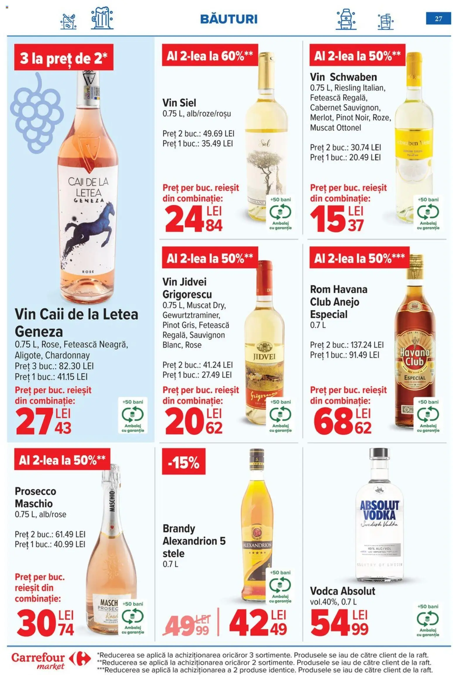 Catalog Carrefour 6 - 18 Mai 2026 | Pagina 30 | Produse: Su ısıtıcı, Prosecco, Rom, Vodka