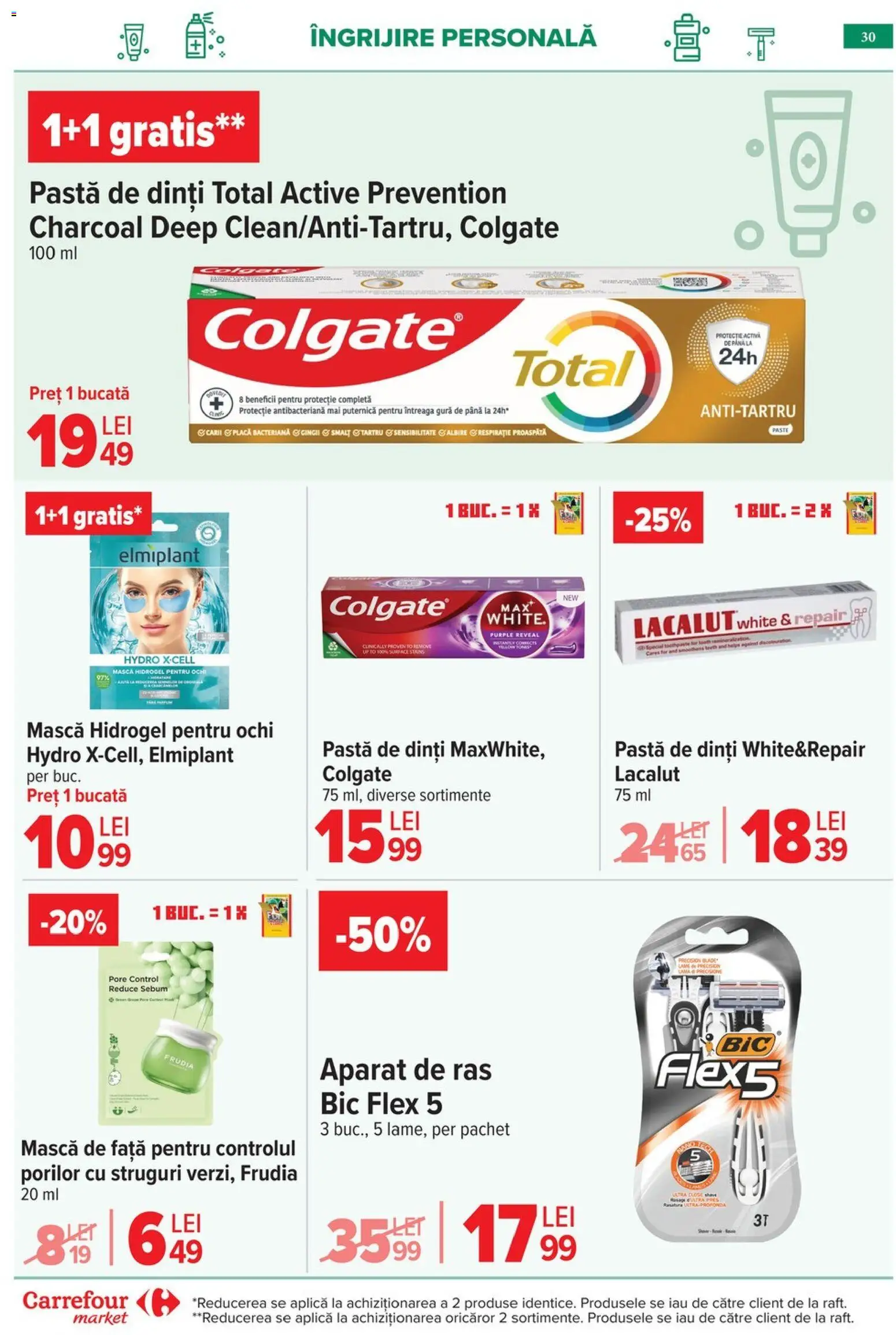 Catalog Carrefour 6 - 18 Mai 2026 | Pagina 33 | Produse: Struguri, Aparat De Ras, Pastă de dinți, Paste