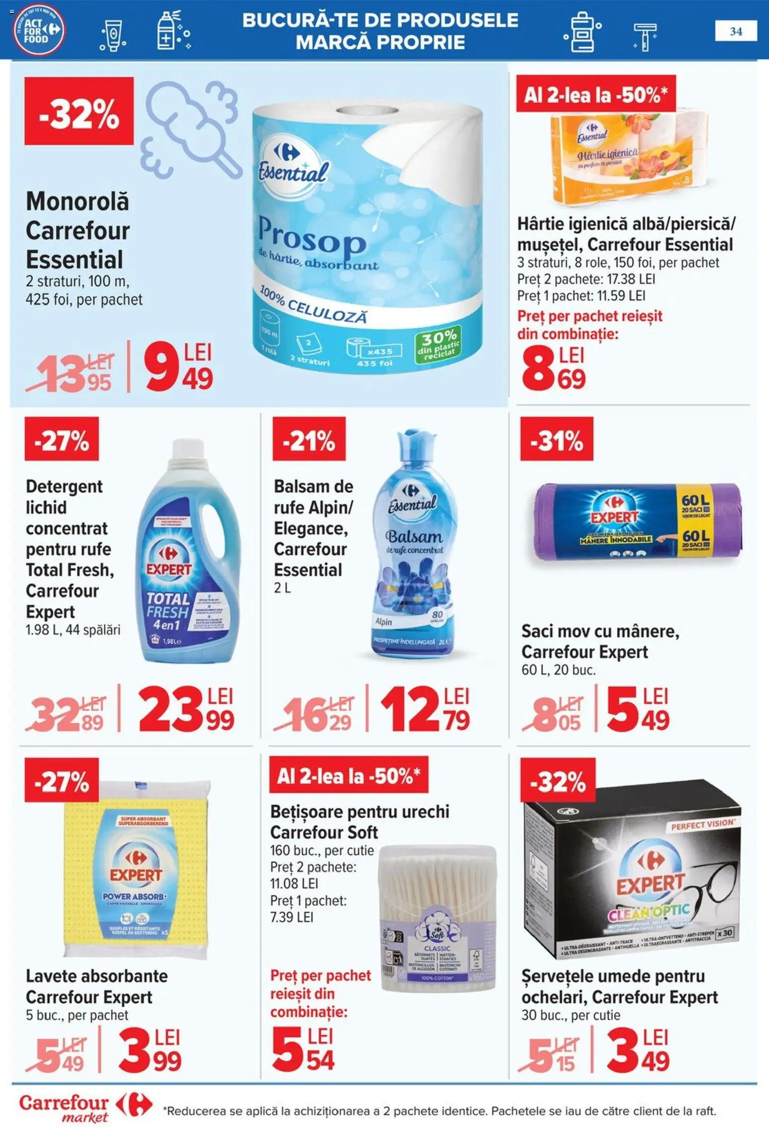 Catalog Carrefour 6 - 18 Mai 2026 | Pagina 37 | Produse: Cutie, Balsam, Detergent, Lavete