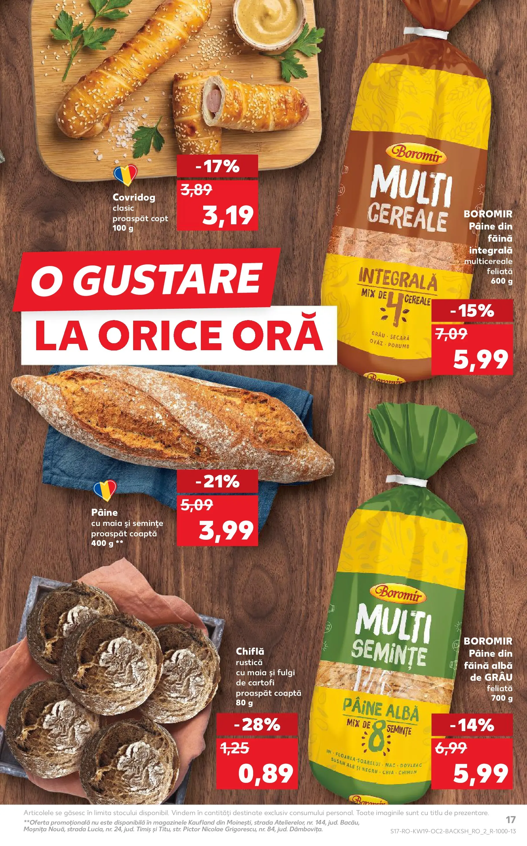 Catalog Kaufland 6 - 11 Mai 2026 | Pagina 17 | Produse: Pâine, Făină, Porumb, Cartofi