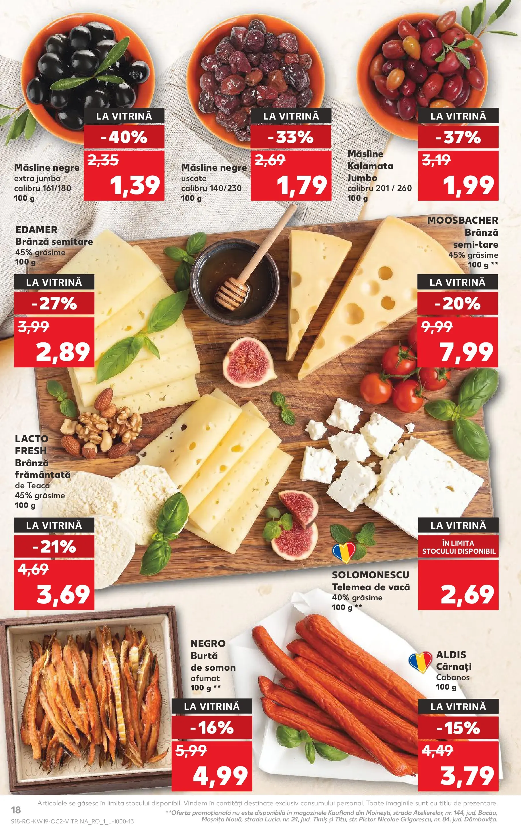 Catalog Kaufland 6 - 11 Mai 2026 | Pagina 18 | Produse: Hijyenik ped, Vitrină, Brânză, Cârnați