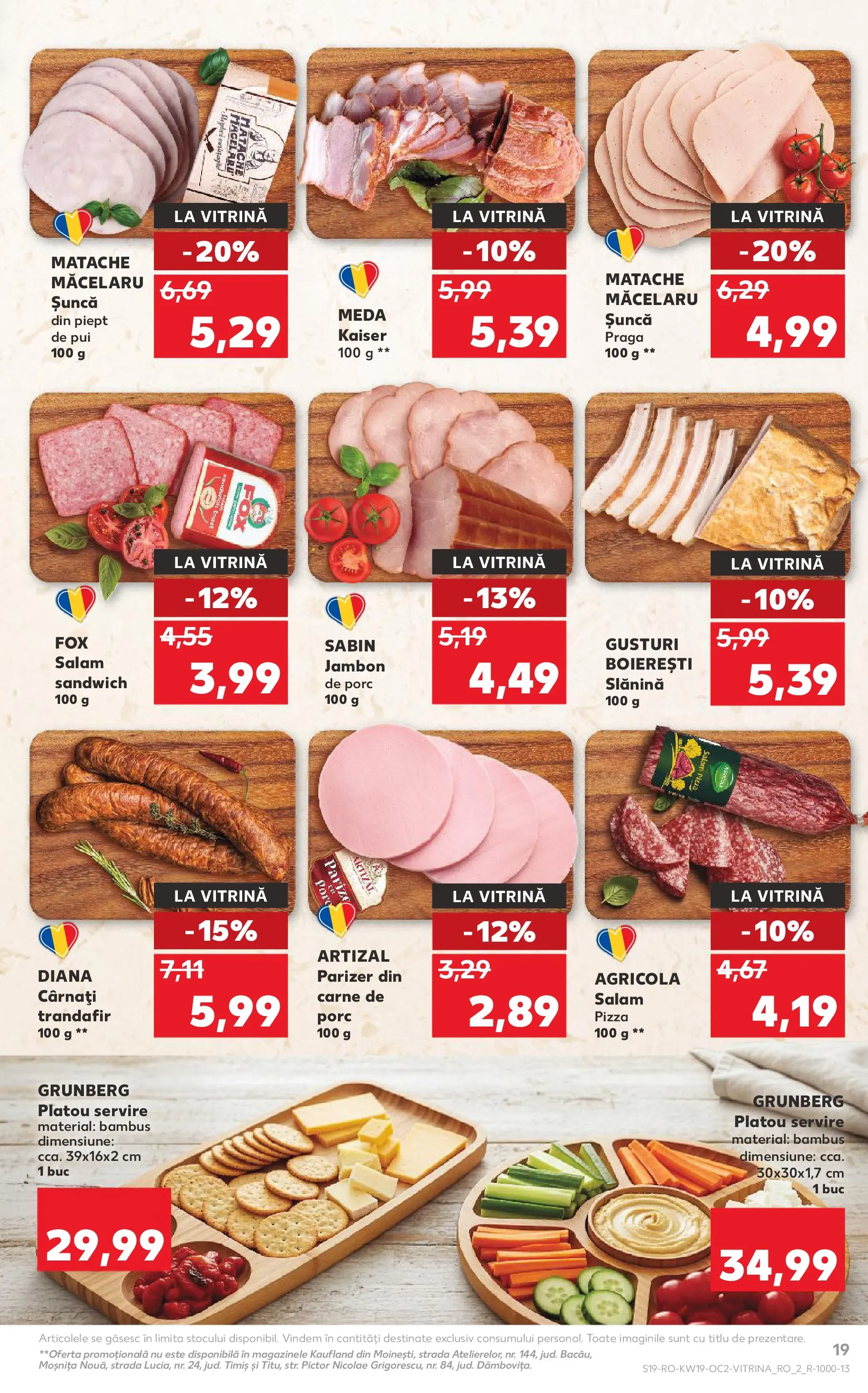 Catalog Kaufland 6 - 11 Mai 2026 | Pagina 19 | Produse: Hacıyatmaz Kedi Oyuncağı, Șuncă, Carne De Porc, Cârnați