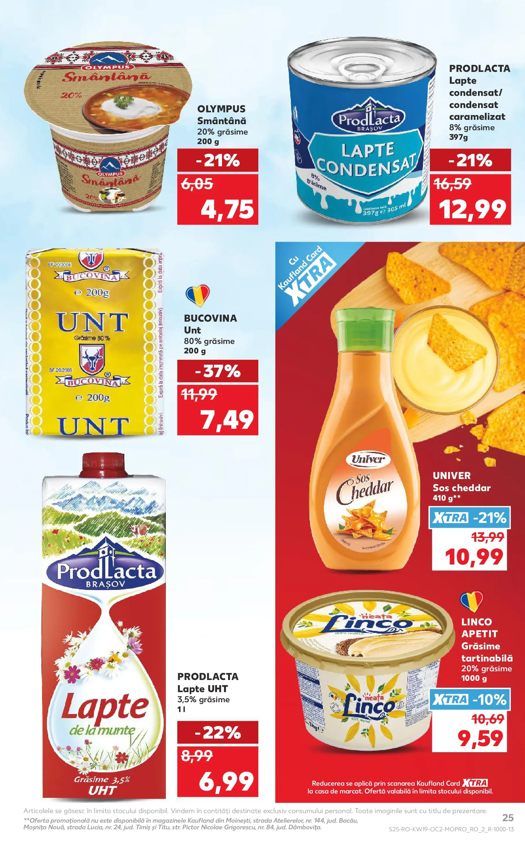 Catalog Kaufland 6 - 11 Mai 2026 | Pagina 25 | Produse: Lapte, Unt, Smântână, Sos