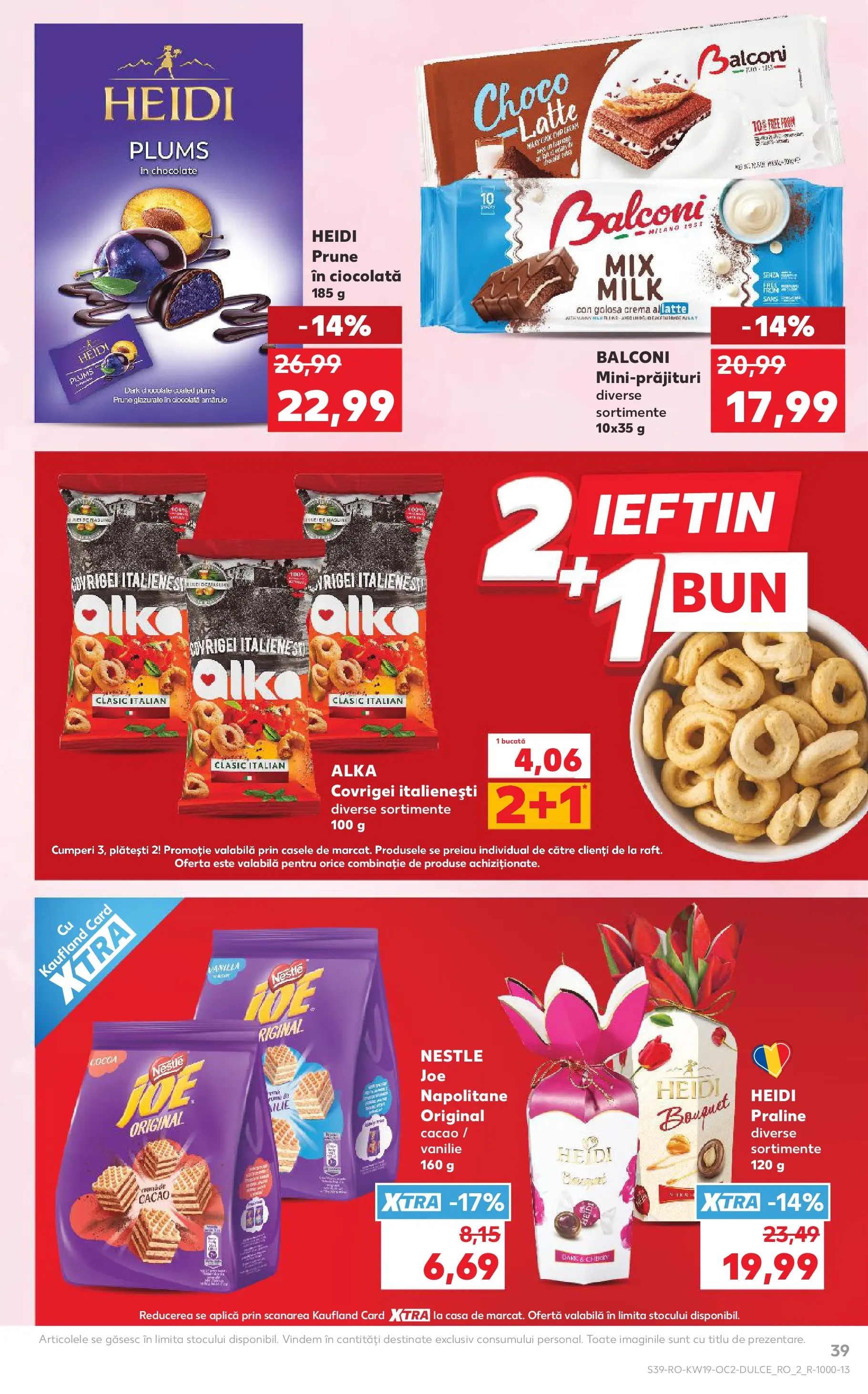 Catalog Kaufland 6 - 11 Mai 2026 | Pagina 39 | Produse: Napolitane, Covrigei, Ciocolată, Prune