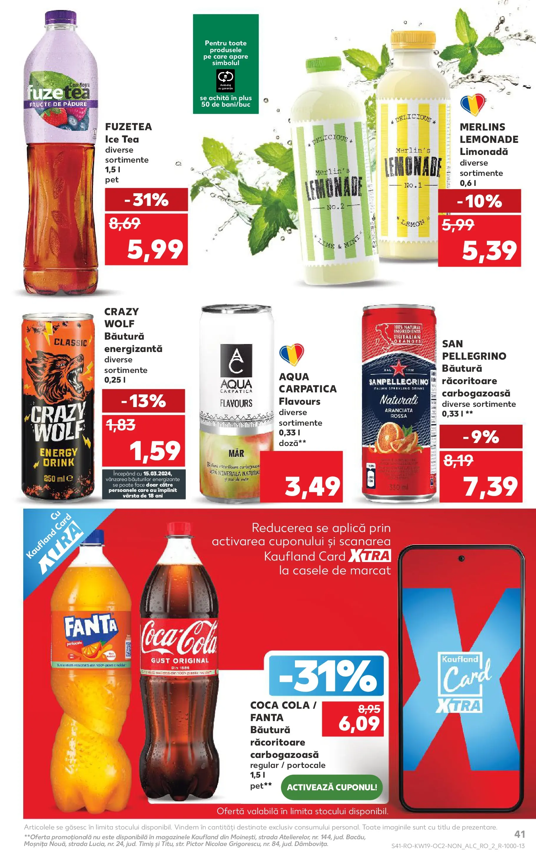 Catalog Kaufland 6 - 11 Mai 2026 | Pagina 41 | Produse: Lime, Yazı tahtası kalemi, Apă, Fructe
