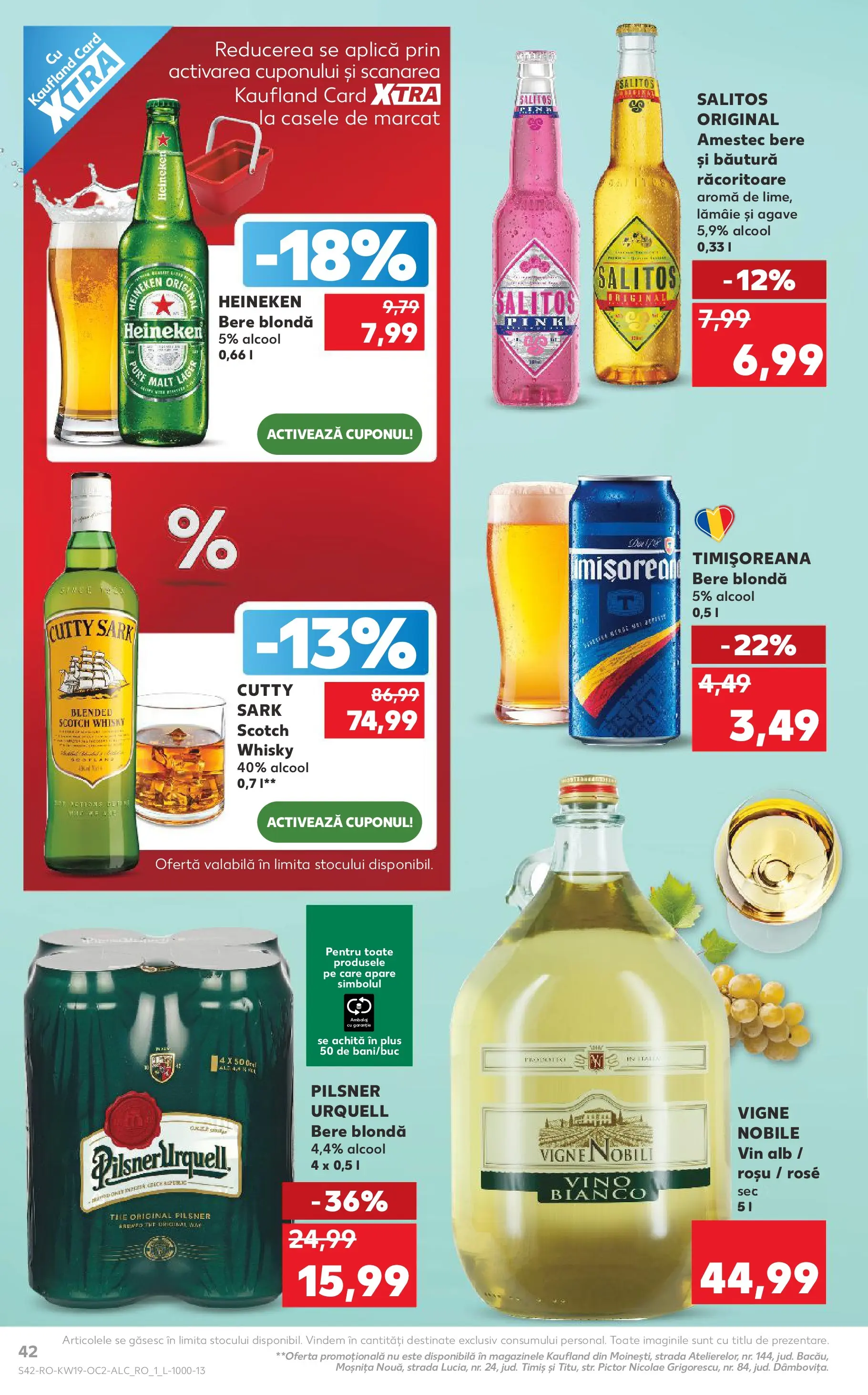 Catalog Kaufland 6 - 11 Mai 2026 | Pagina 42 | Produse: Vin, Bere, Lămâie