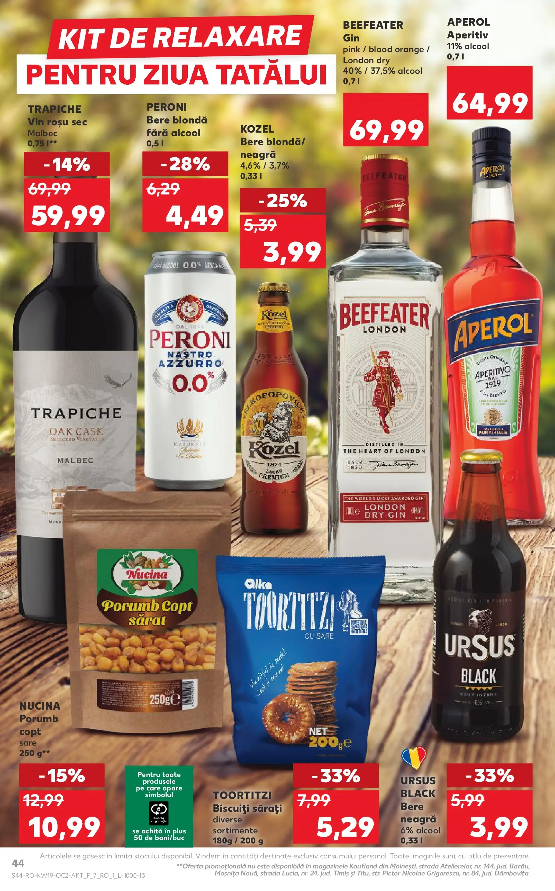 Catalog Kaufland 6 - 11 Mai 2026 | Pagina 44 | Produse: Bere, Gin, Porumb, Sare