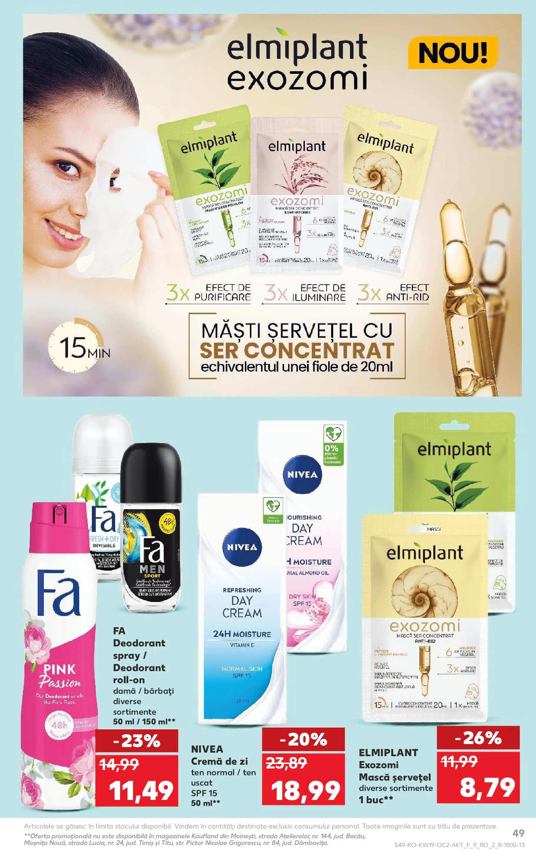 Catalog Kaufland 6 - 11 Mai 2026 | Pagina 49 | Produse: Cremă de zi, Cremă, Deodorant