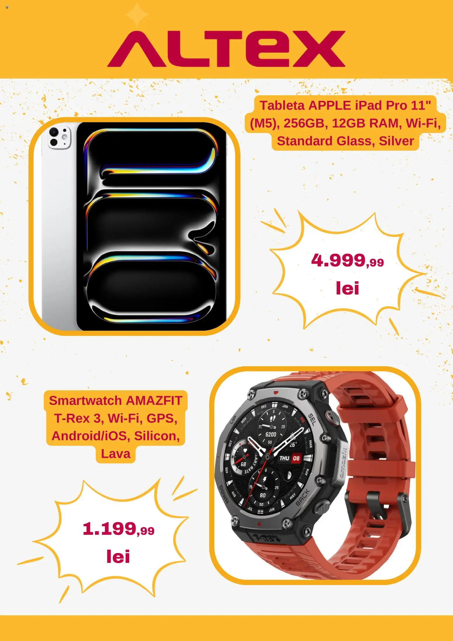 Catalog Altex 7 - 12 Mai 2026 | Pagina 3 | Produse: Tabletă, Smartwatch, Apple