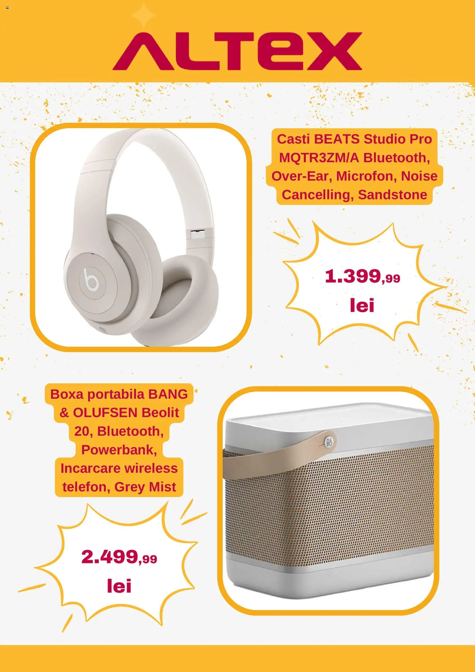 Catalog Altex 7 - 12 Mai 2026 | Pagina 4 | Produse: Căști, Boxă portabilă