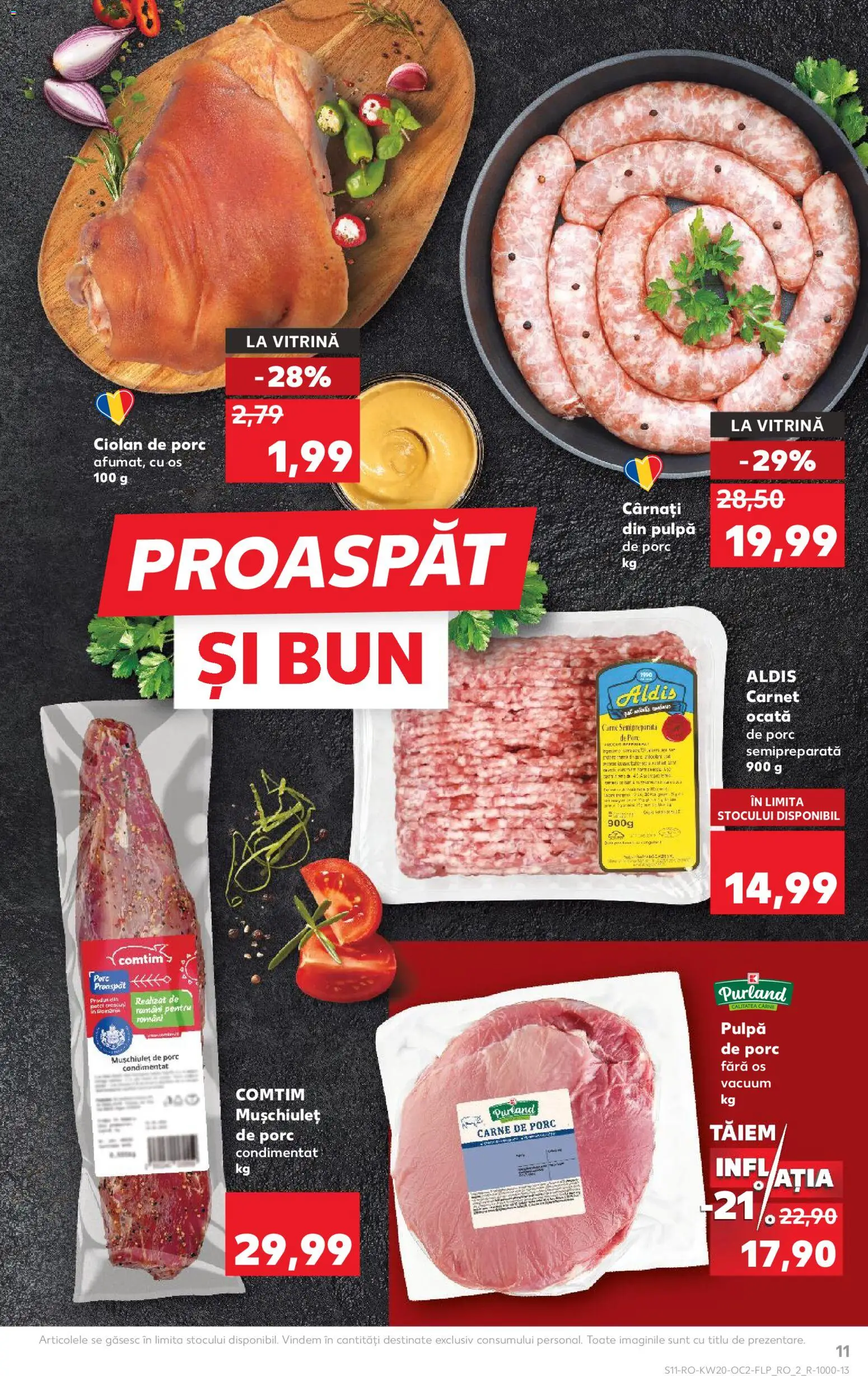 Catalog Kaufland 13 - 18 Mai 2026 | Pagina 11 | Produse: Vitrină, Carne De Porc, Cârnați