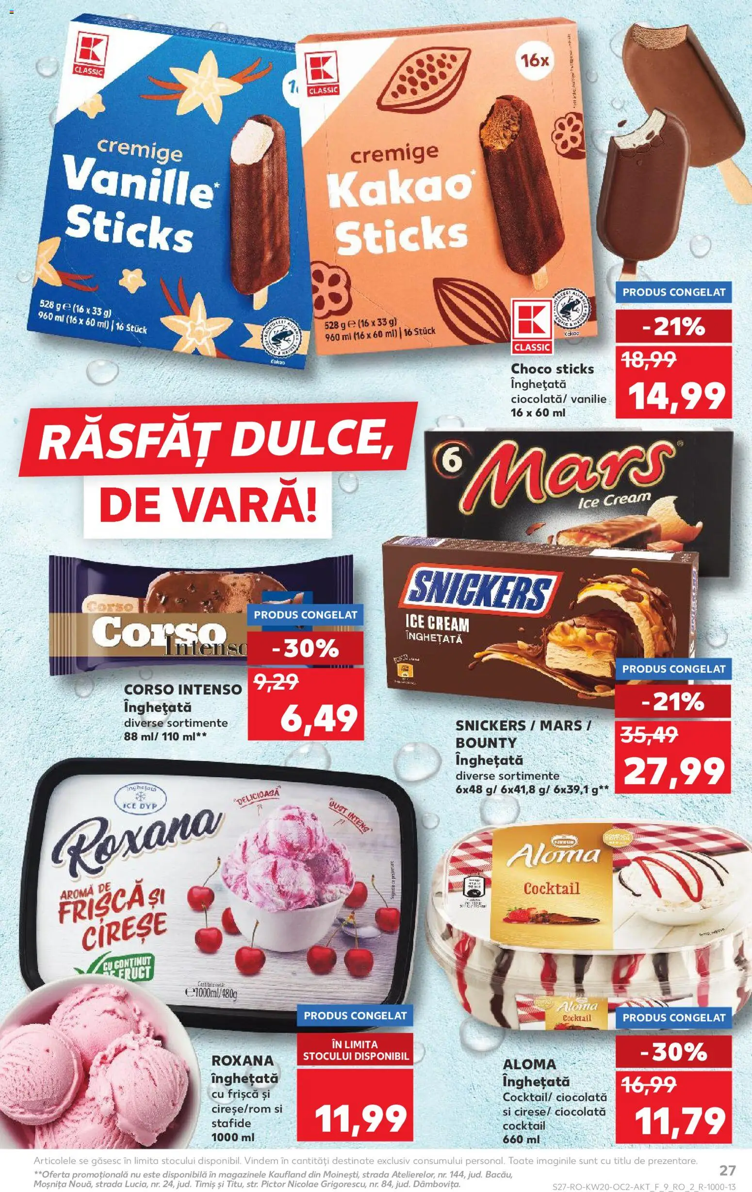 Catalog Kaufland 13 - 18 Mai 2026 | Pagina 27 | Produse: Ciocolată, Cocktail, Cireșe, Stafide