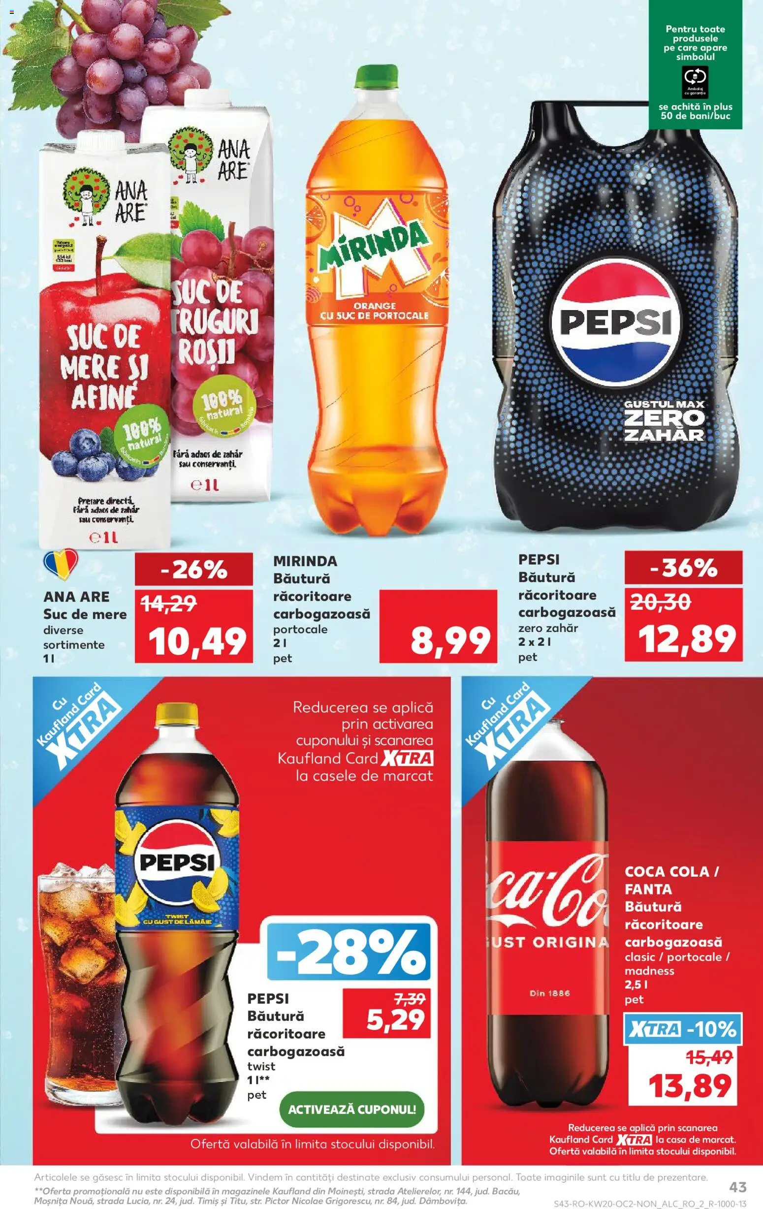 Catalog Kaufland 13 - 18 Mai 2026 | Pagina 43 | Produse: Afine, Amerikan servis, Zahăr, Lămâie