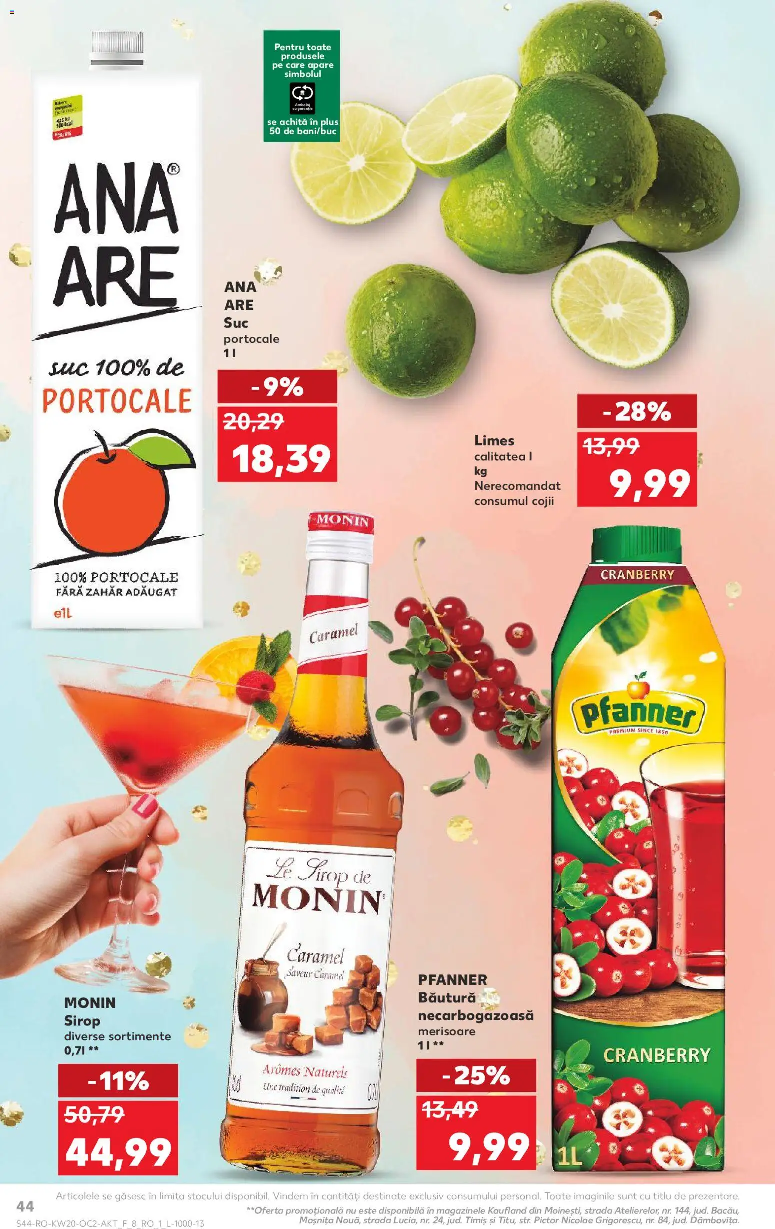 Catalog Kaufland 13 - 18 Mai 2026 | Pagina 44 | Produse: Lunettes pour le ski, Suc, Sirop, Zahăr