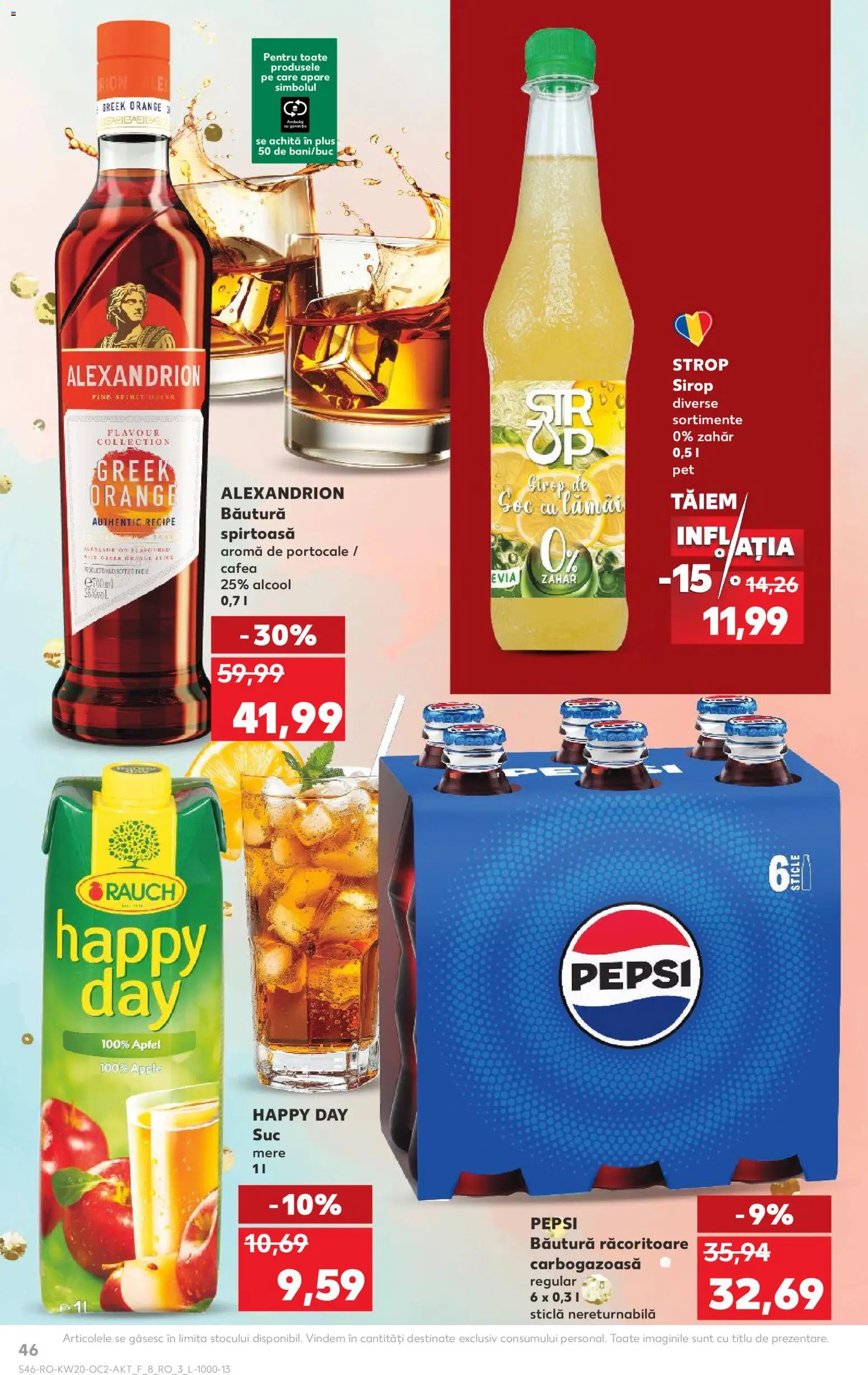 Catalog Kaufland 13 - 18 Mai 2026 | Pagina 46 | Produse: Suc, Mere, Portocale, Sirop