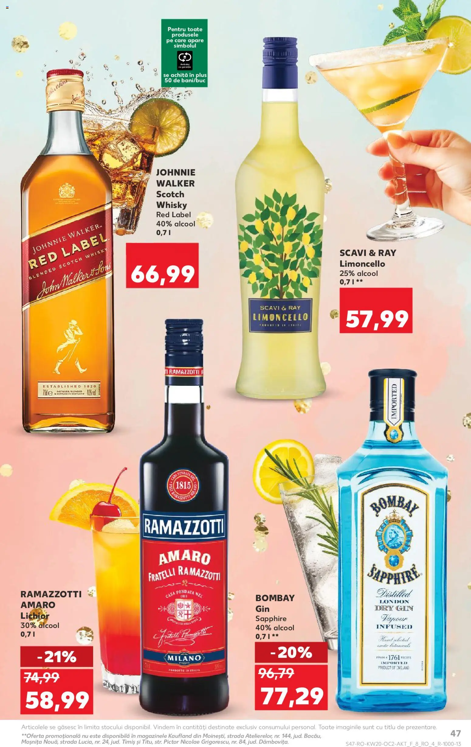 Catalog Kaufland 13 - 18 Mai 2026 | Pagina 47 | Produse: Lichior, Gin