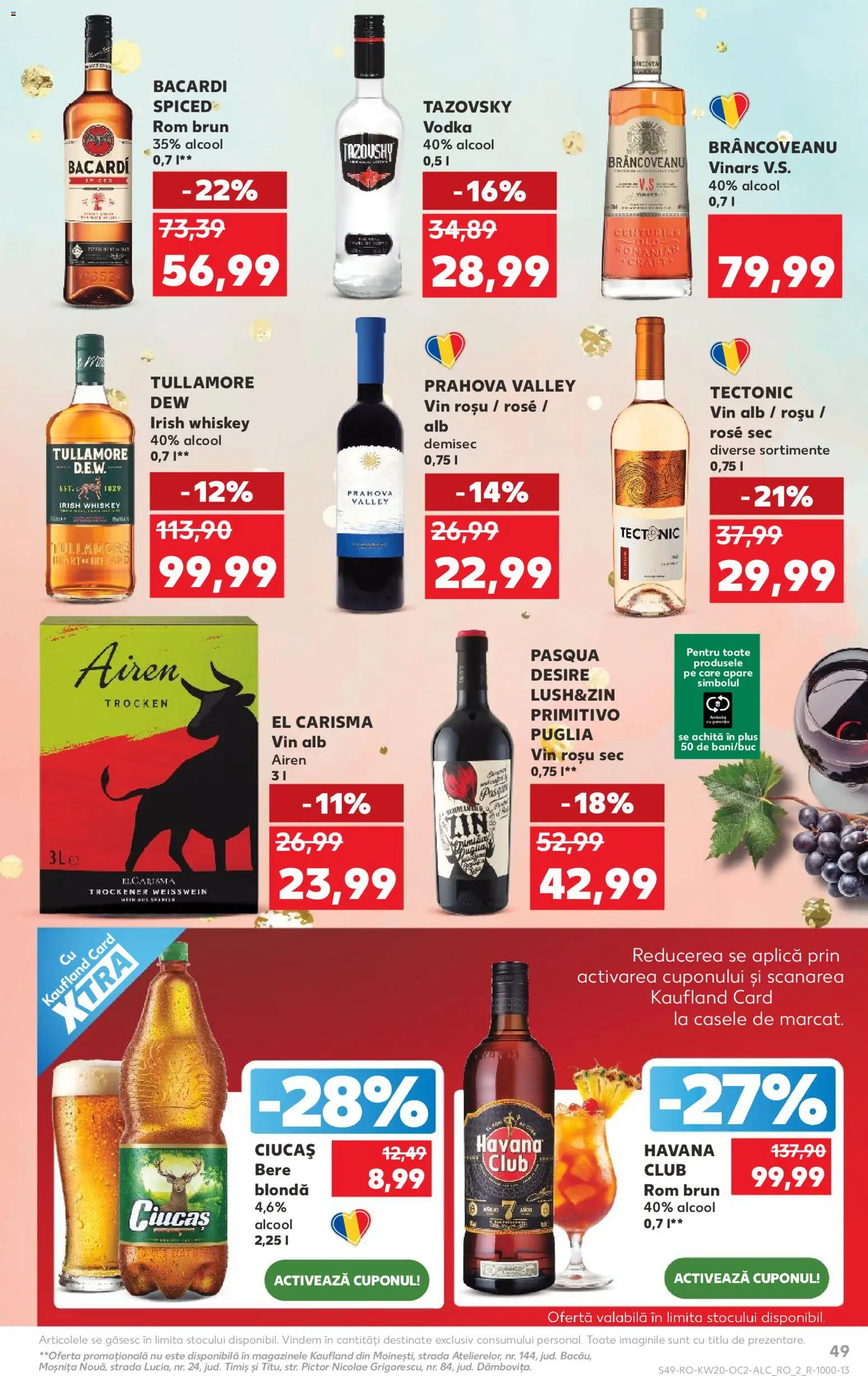 Catalog Kaufland 13 - 18 Mai 2026 | Pagina 49 | Produse: Vin, Bere, Vodka, Whiskey