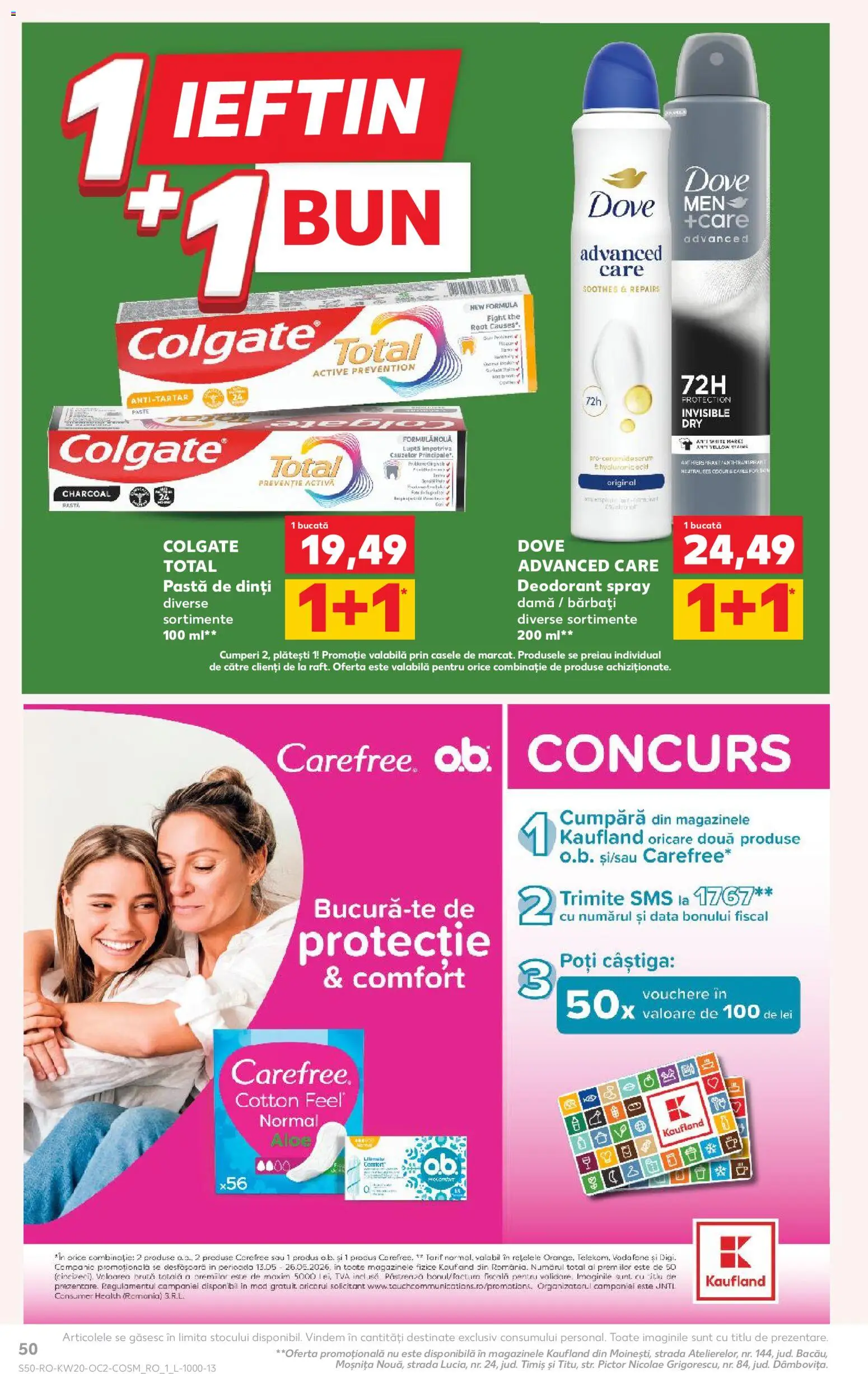 Catalog Kaufland 13 - 18 Mai 2026 | Pagina 50 | Produse: Serum, Deodorant, Pastă de dinți