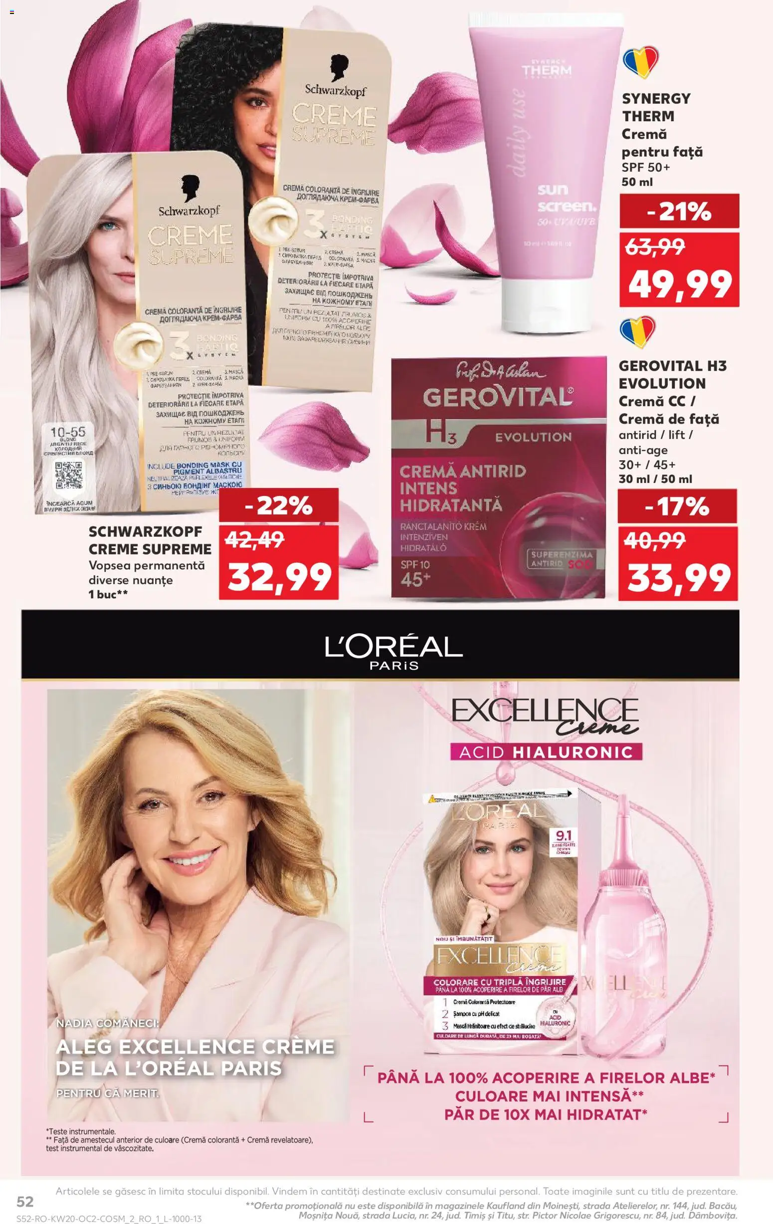 Catalog Kaufland 13 - 18 Mai 2026 | Pagina 52 | Produse: Vopsea, Akrilik boya, Cremă, Cremă pentru față
