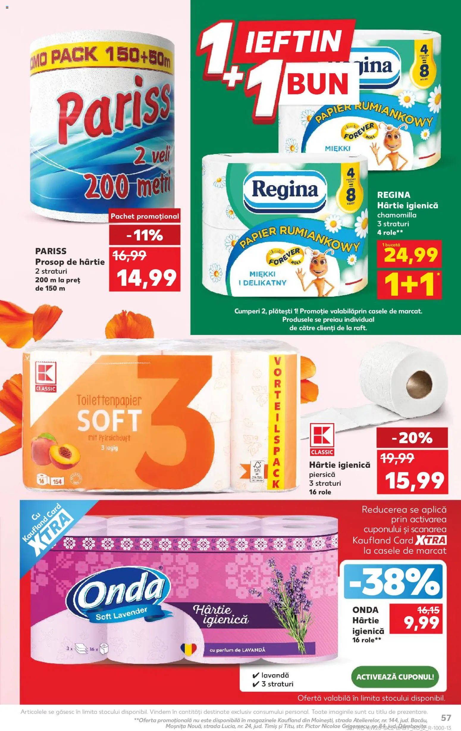 Catalog Kaufland 13 - 18 Mai 2026 | Pagina 57 | Produse: Piersică, Role, Parfum