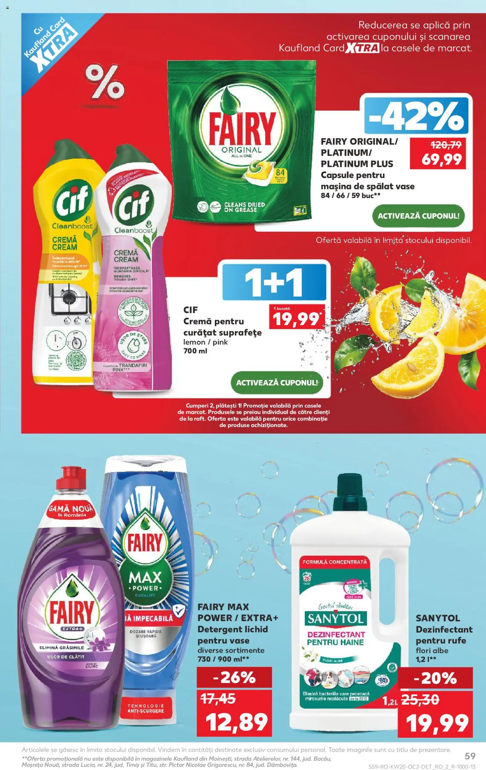 Catalog Kaufland 13 - 18 Mai 2026 | Pagina 59 | Produse: Mașină De Spălat Vase, Cremă, Capsule pentru mașina de spălat, Haine