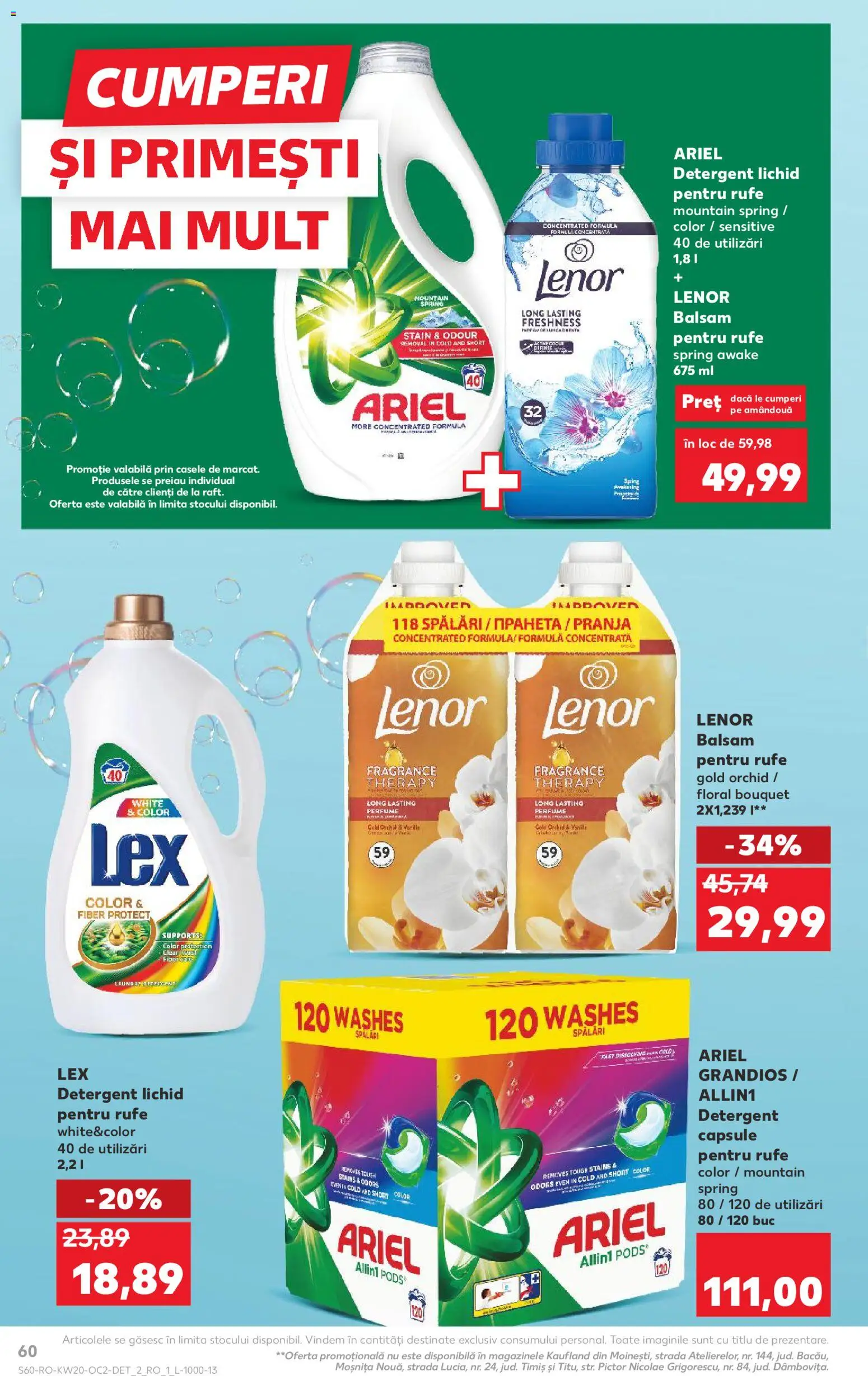 Catalog Kaufland 13 - 18 Mai 2026 | Pagina 60 | Produse: Balsam, Yorgan, Detergent