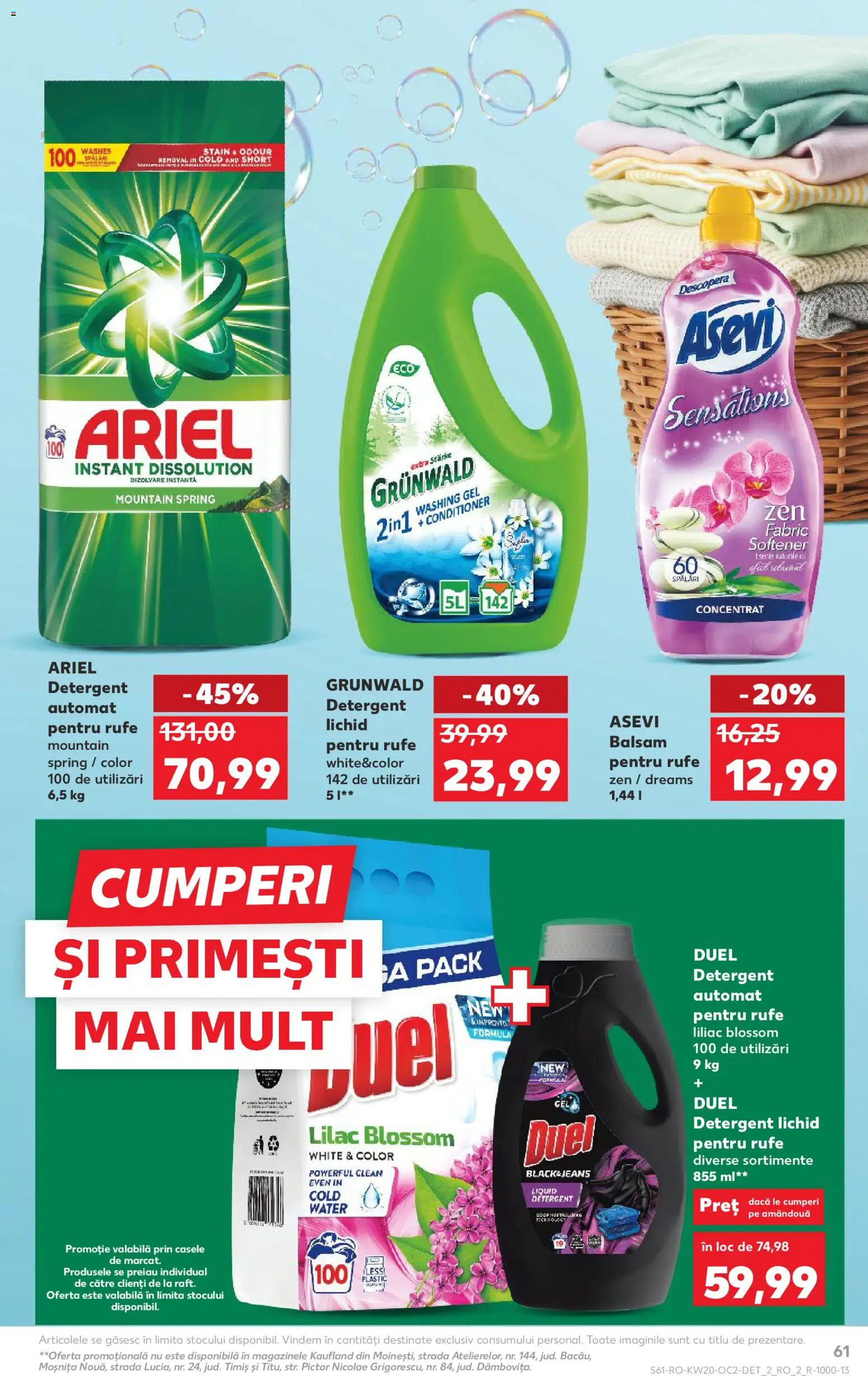 Catalog Kaufland 13 - 18 Mai 2026 | Pagina 61 | Produse: Pomelo, Balsam, Yorgan, Detergent