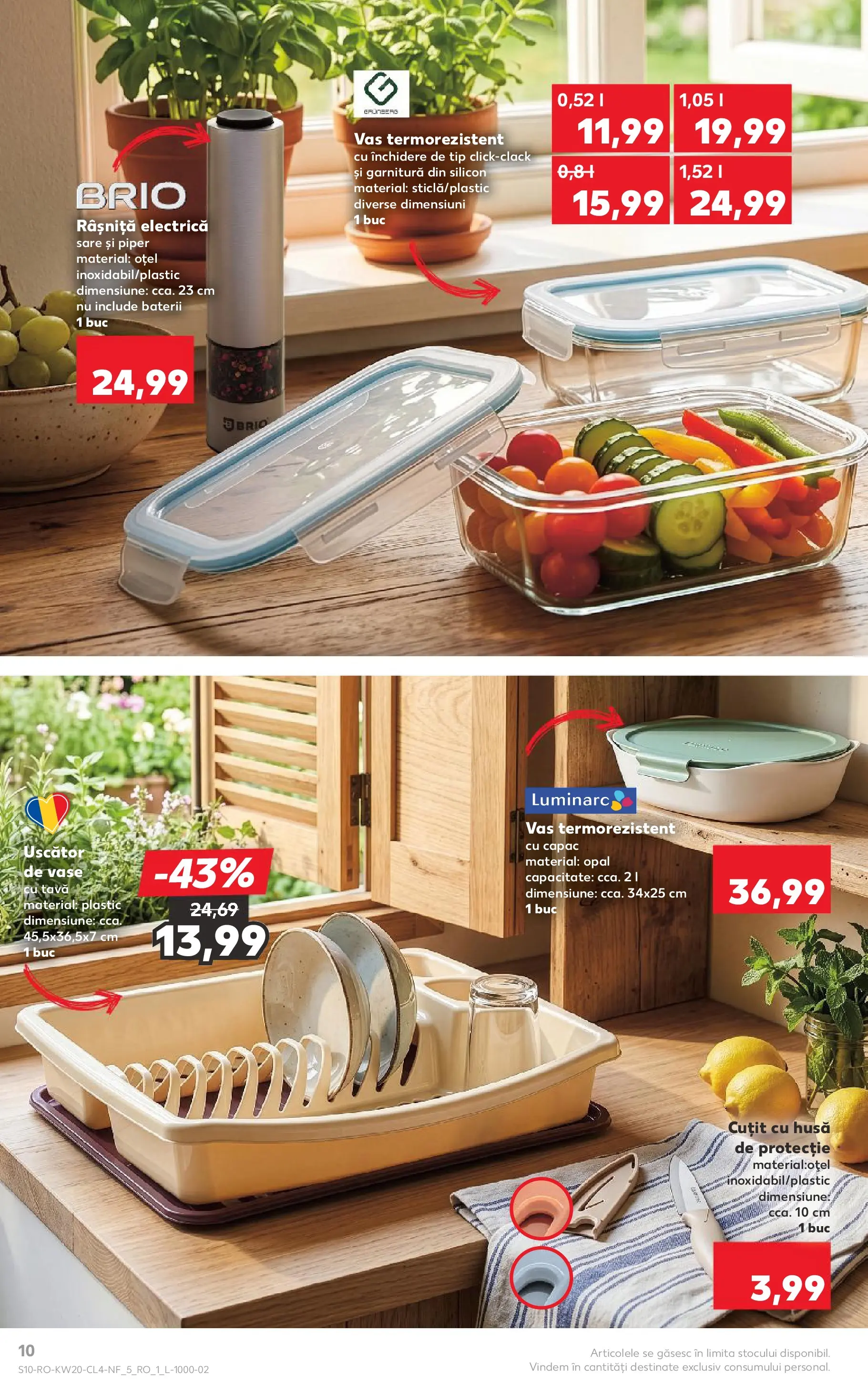 Catalog Kaufland 13 - 18 Mai 2026 | Pagina 10 | Produse: Cuțit, Baterii, Sare, Piper