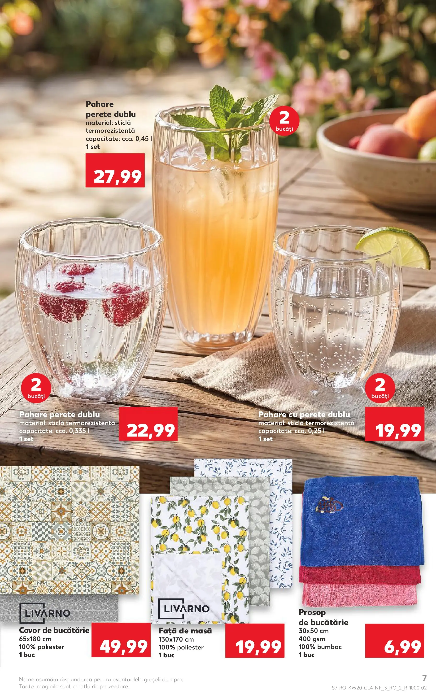 Catalog Kaufland 13 - 18 Mai 2026 | Pagina 7 | Produse: Față de masă, Covor de bucătărie, Bucătărie, Covor