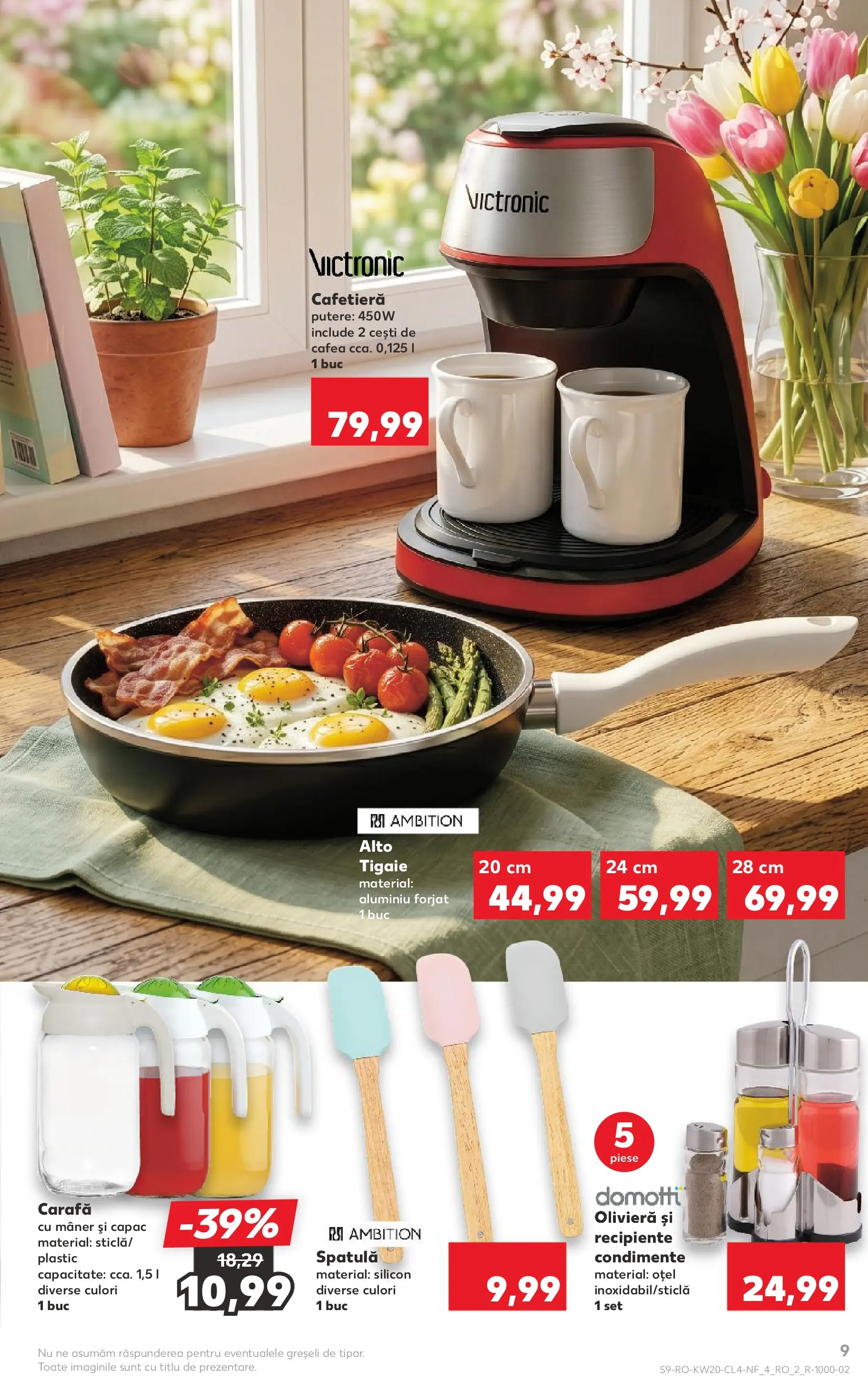 Catalog Kaufland 13 - 18 Mai 2026 | Pagina 9 | Produse: Tigaie, Cafetieră, Mâner, Recipiente