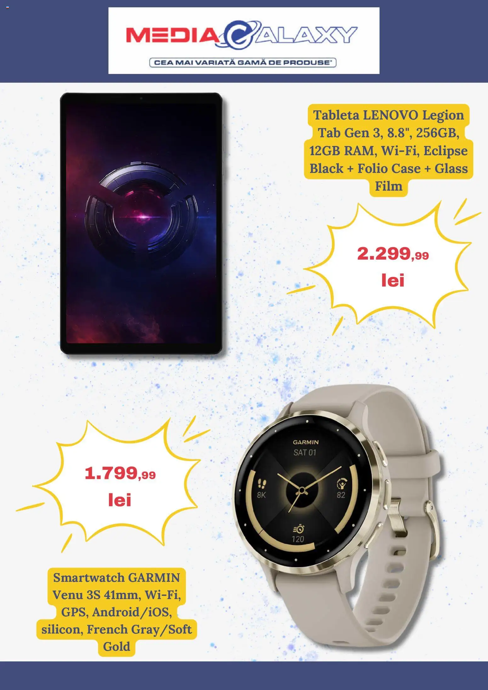 Catalog Media Galaxy 7 - 12 Mai 2026 | Pagina 2 | Produse: Tabletă, Smartwatch