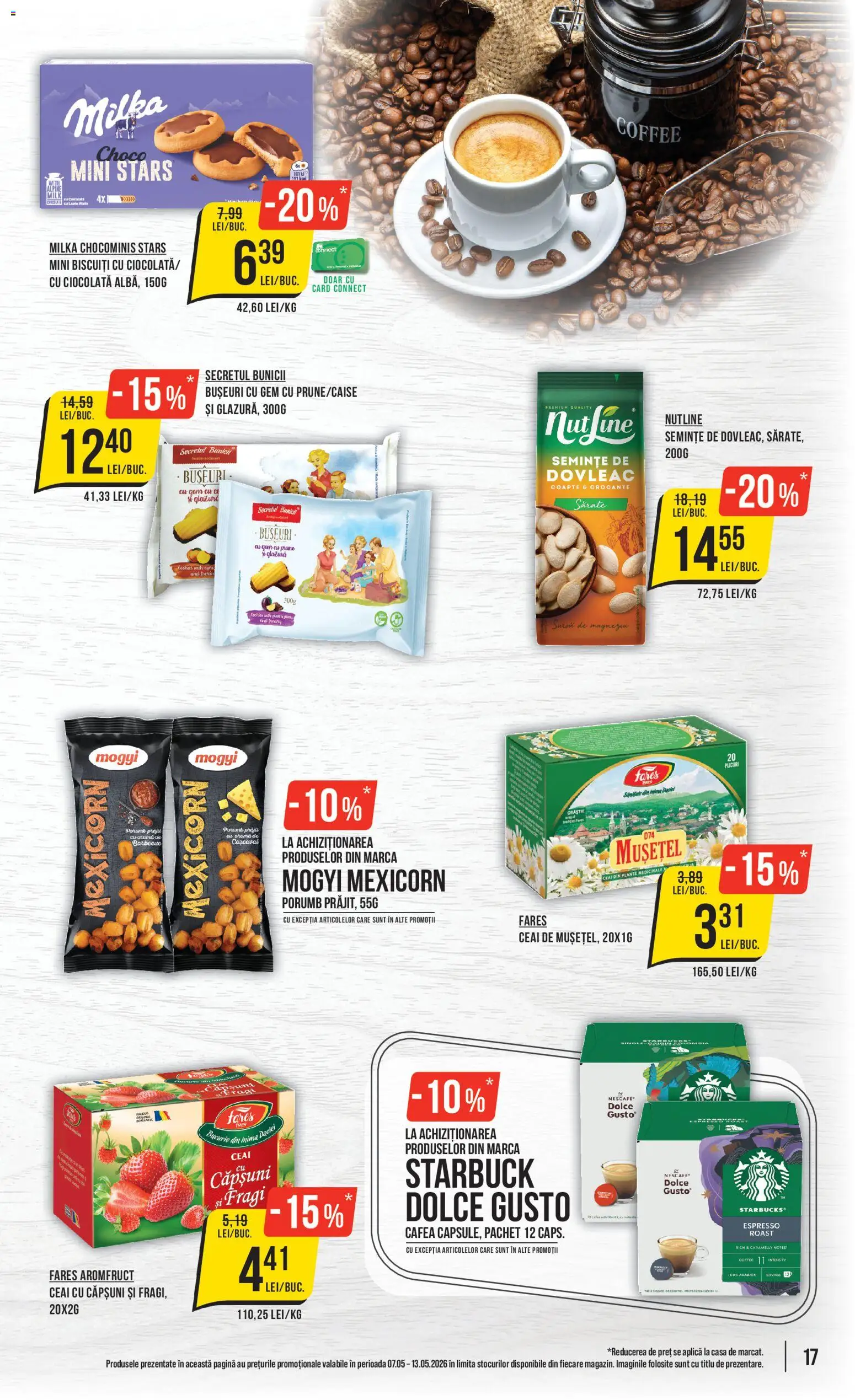Catalog Mega Image 7 - 12 Mai 2026 | Pagina 17 | Produse: Cașcaval, Cafea, Ceai, Căpșuni