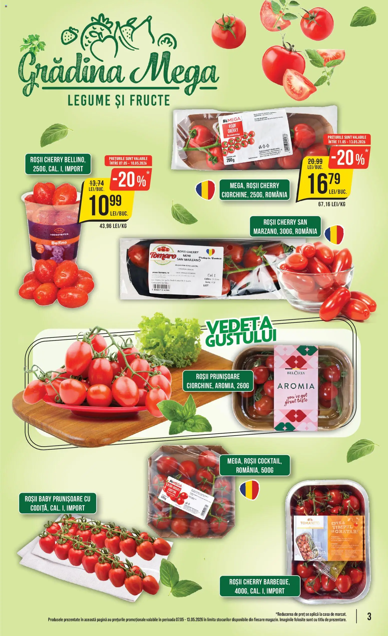Catalog Mega Image 7 - 12 Mai 2026 | Pagina 3 | Produse: Șal, Grătar, Roșii, Legume