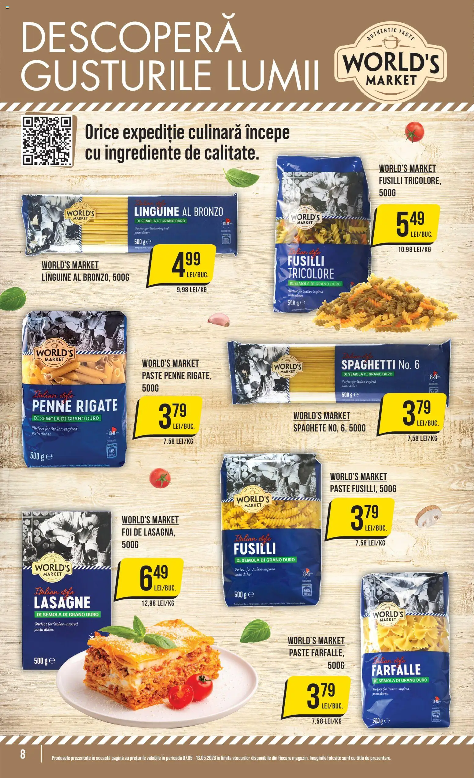 Catalog Mega Image 7 - 12 Mai 2026 | Pagina 8 | Produse: Delgeç, Paste