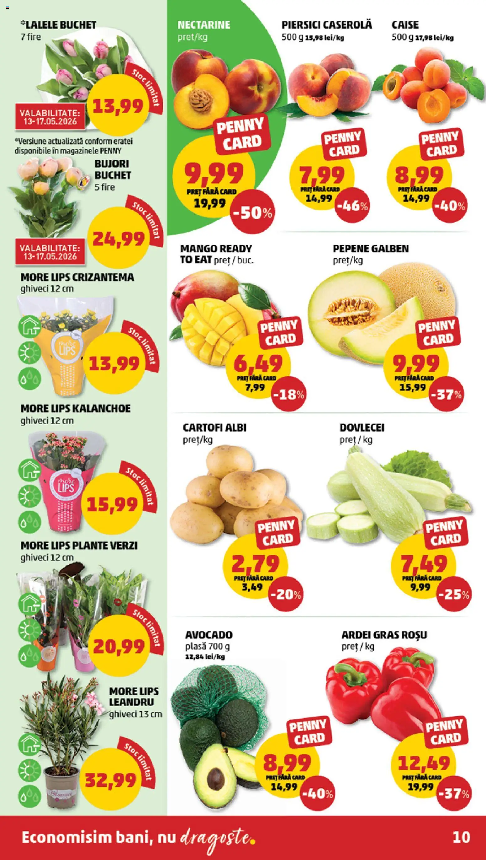 Catalog PENNY Market 13 - 18 Mai 2026 | Pagina 10 | Produse: Pară, Temizlik kovası, Ahtapot, Mango